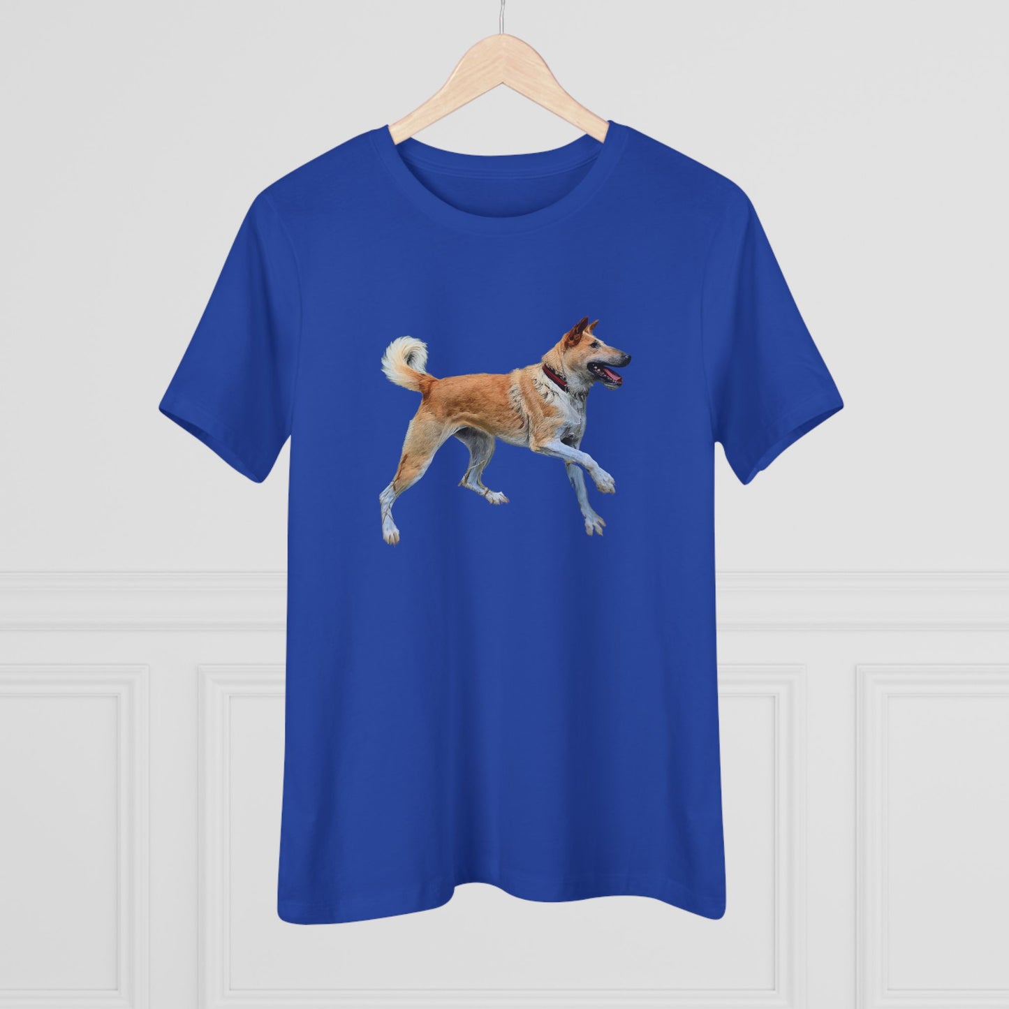 Korean Jindo Women's Relaxed Fit Cotton Tee