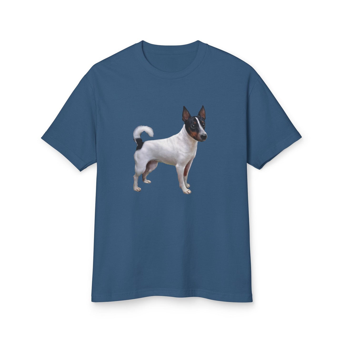Japanese Terrier Unisex Heavyweight Cotton Shirt - Vintage Dog Graphic Tee