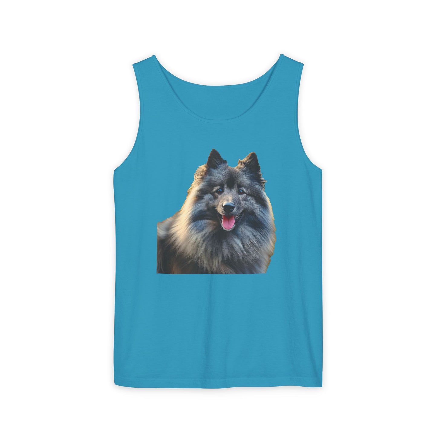 Keeshond Unisex Relaxed Fit Garment-Dyed Tank Top