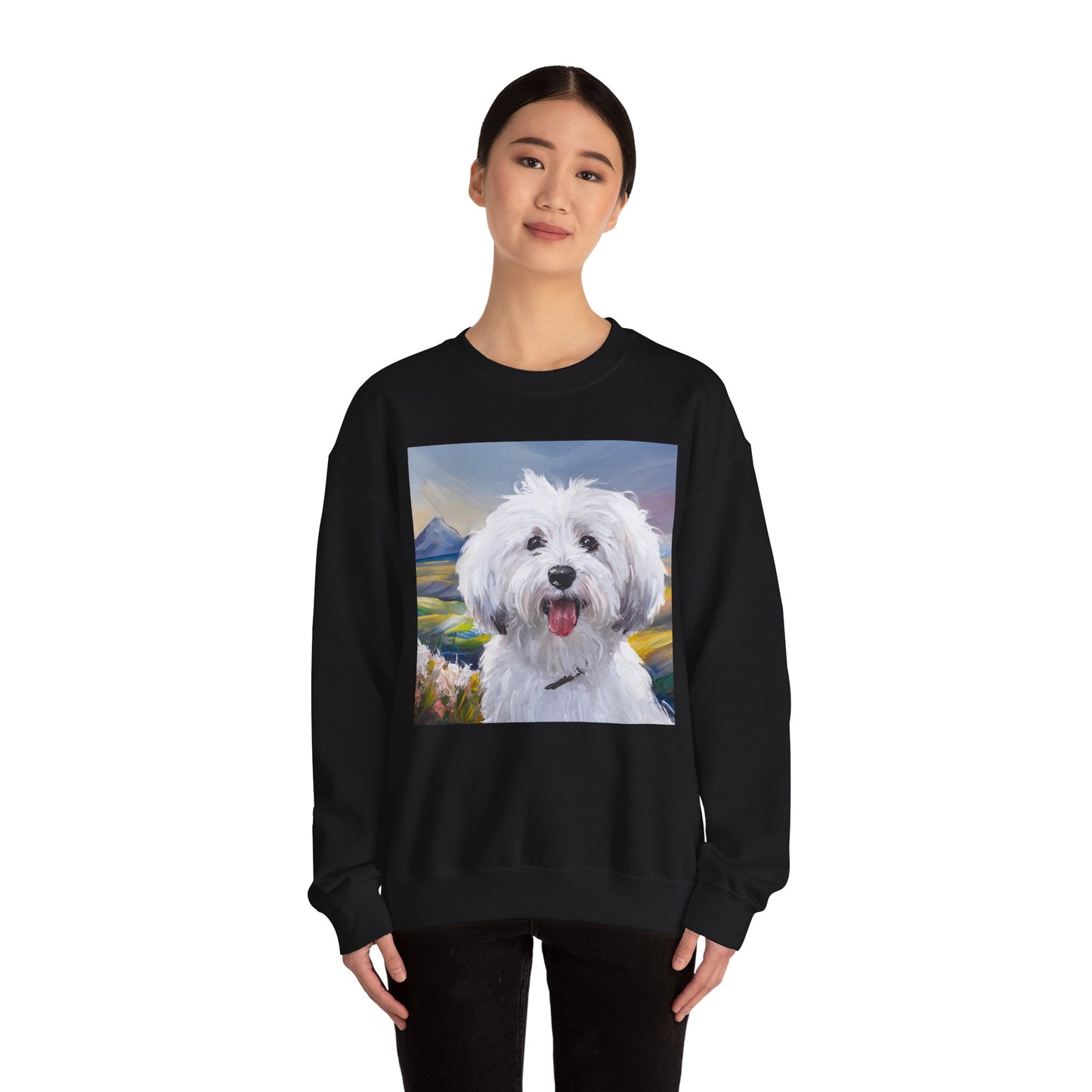 Coton de Tulear Cozy Unisex Crewneck Sweatshirt