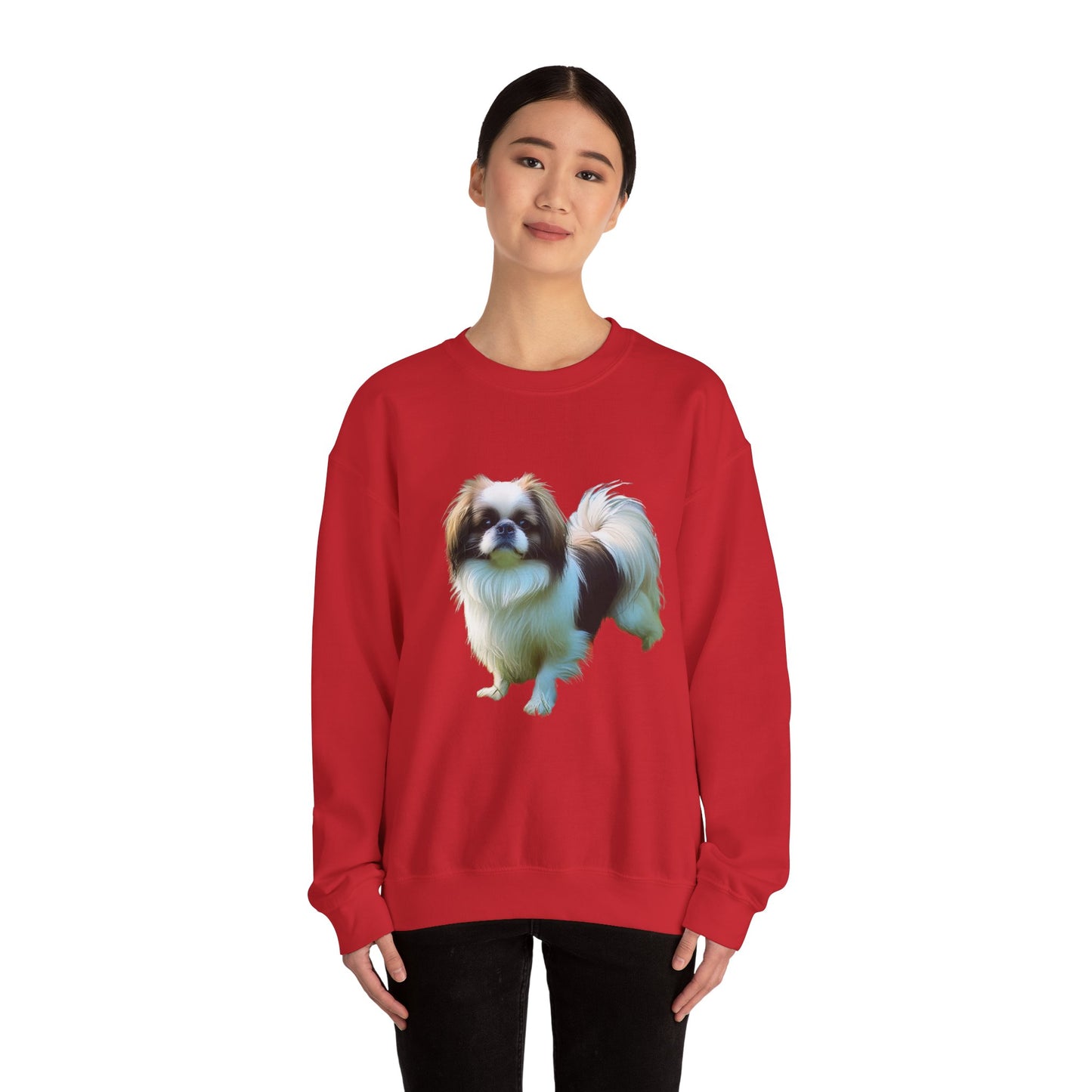 Japanese Chin. - Unisex 50/50 Crewneck Sweatshirt