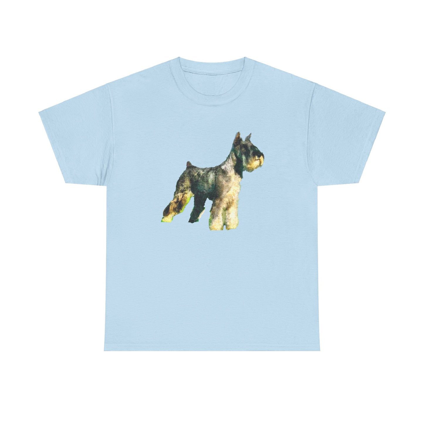 Elegant Schnauzer Unisex Heavy Cotton Tee