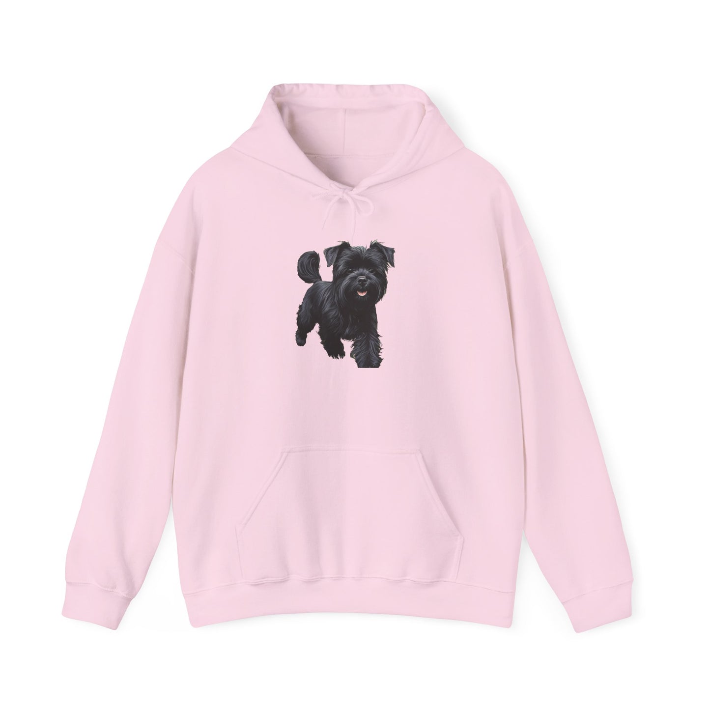Affenspinscher Unisex 50/50 Hooded Sweatshirt: A Playful Embrace of Comfort