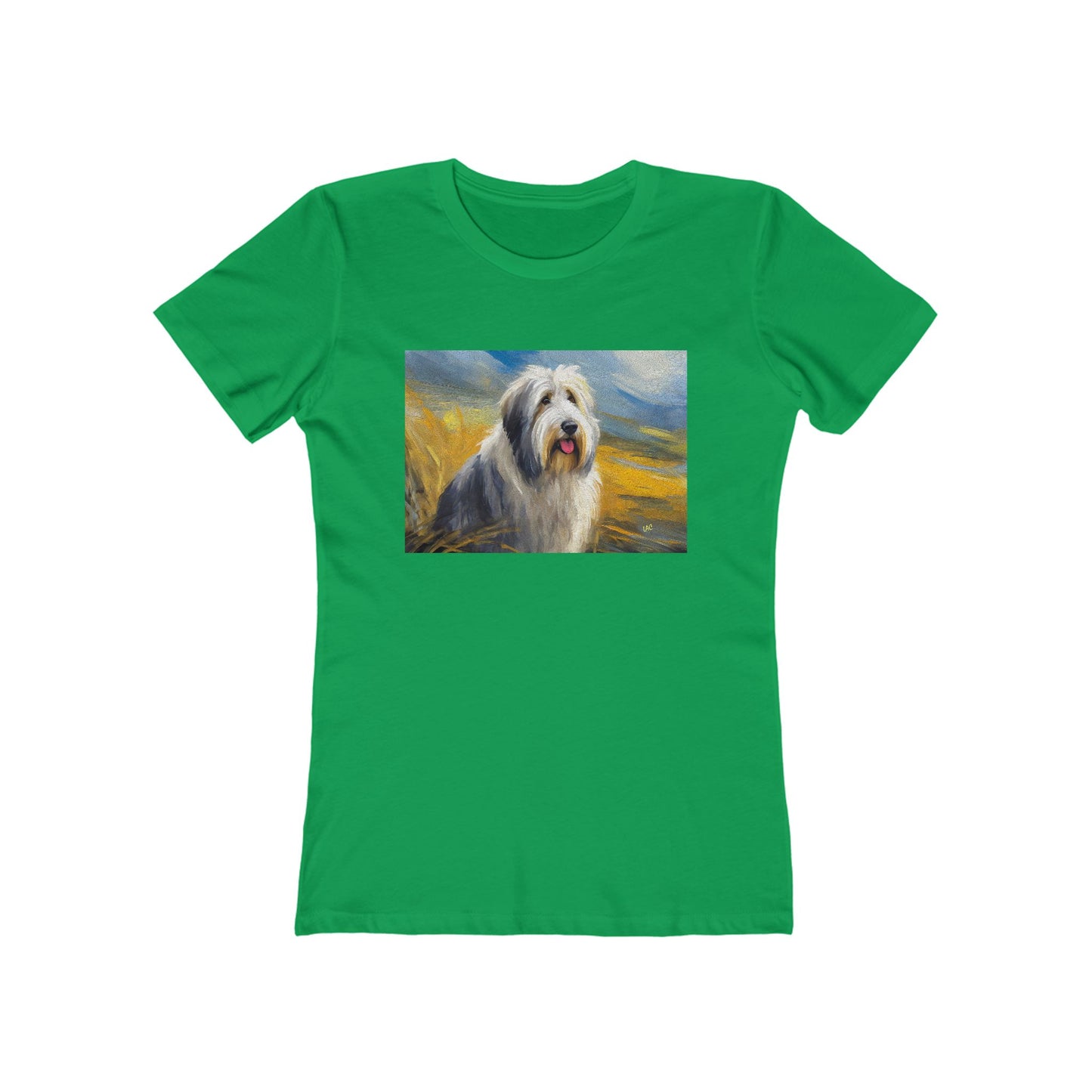 Old English Sheepdog Slim Fitted Women's Tee