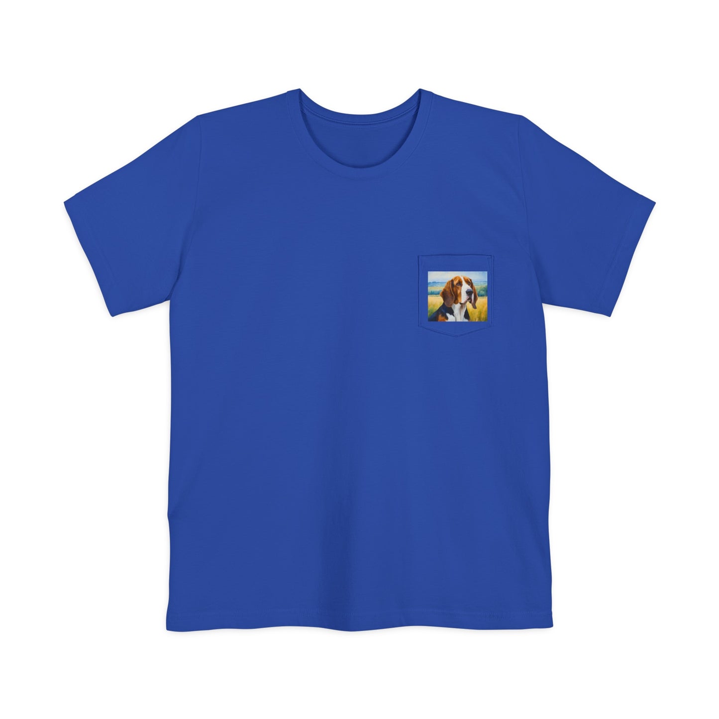 American English Coonhound Unisex Pocket T-shirt