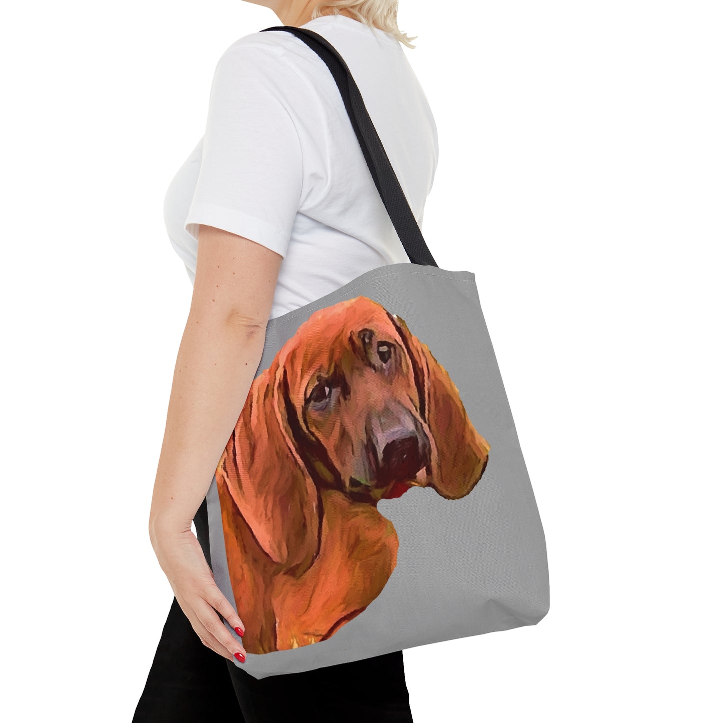 Redbone Coonhound Tote Bag