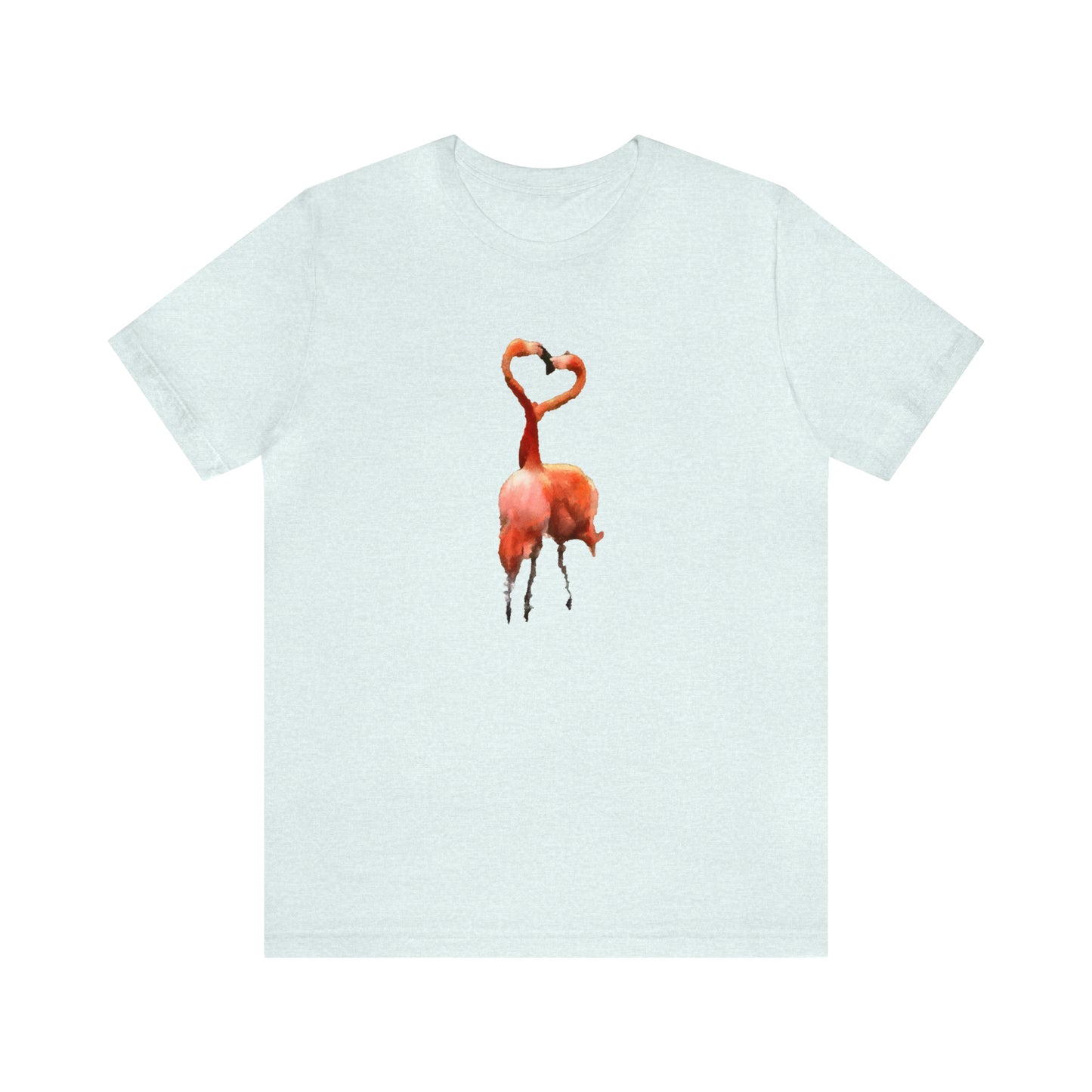 Flamingo 'Love Birds' - Classic Jersey Short Sleeve Tee