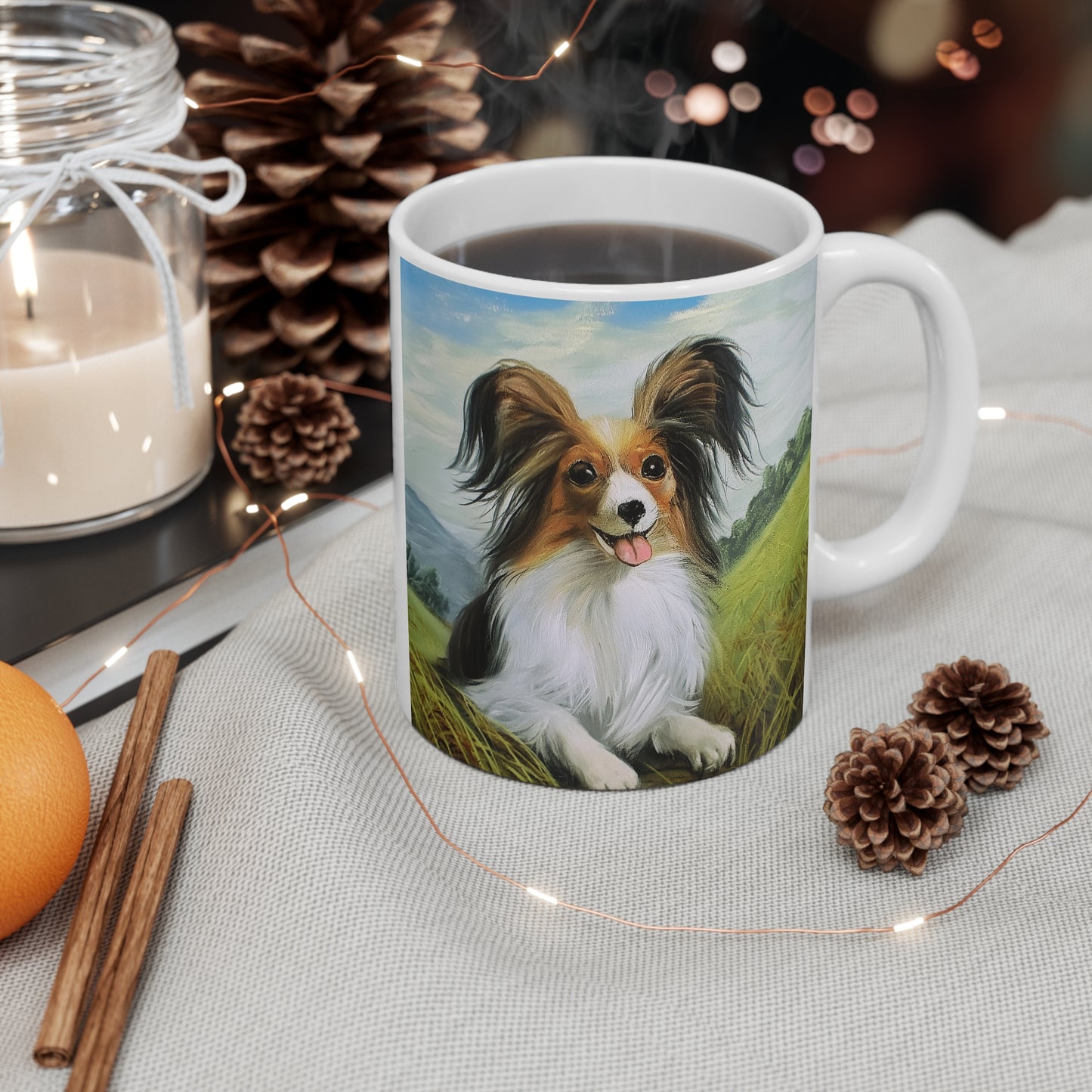 Papillon #2 - Ceramic Mug 11oz