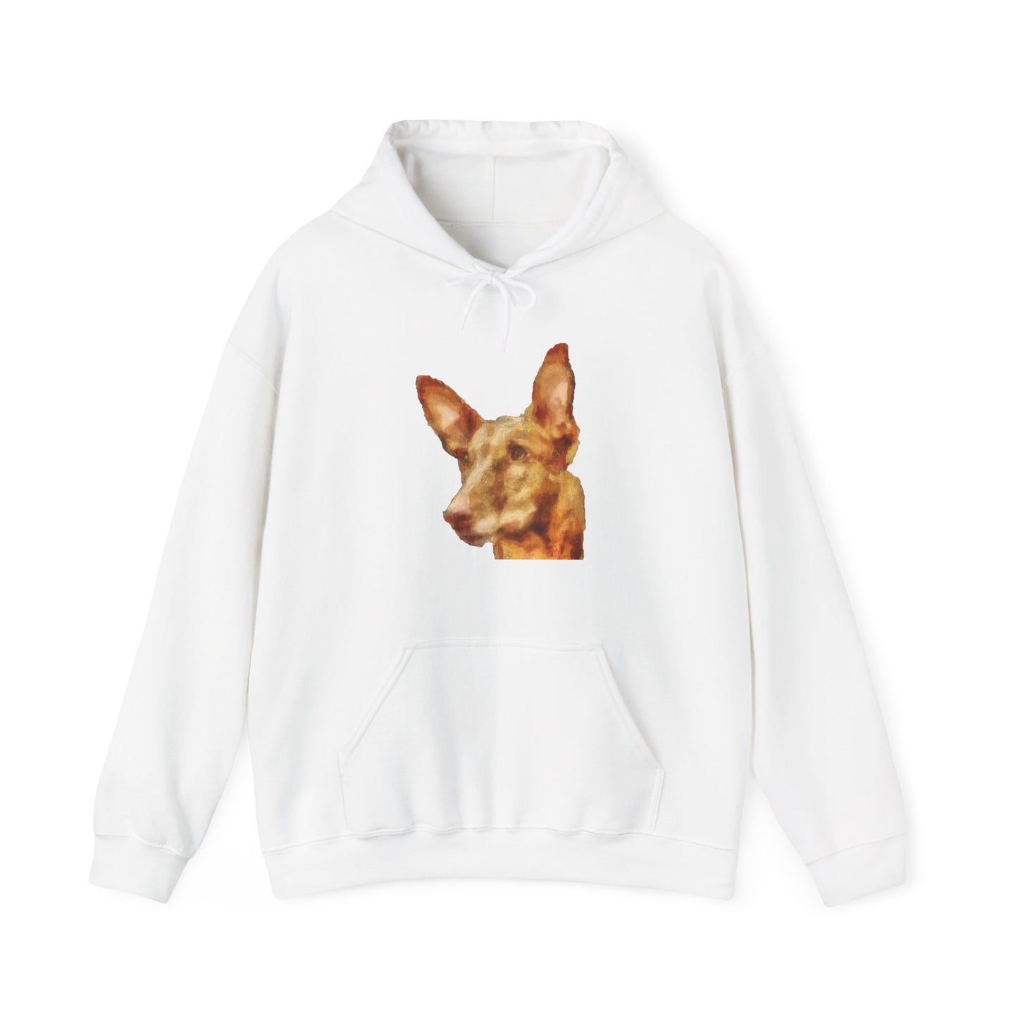 Egyptian Pharoh Hound Unisex 50/50 Hooded Sweatshirt