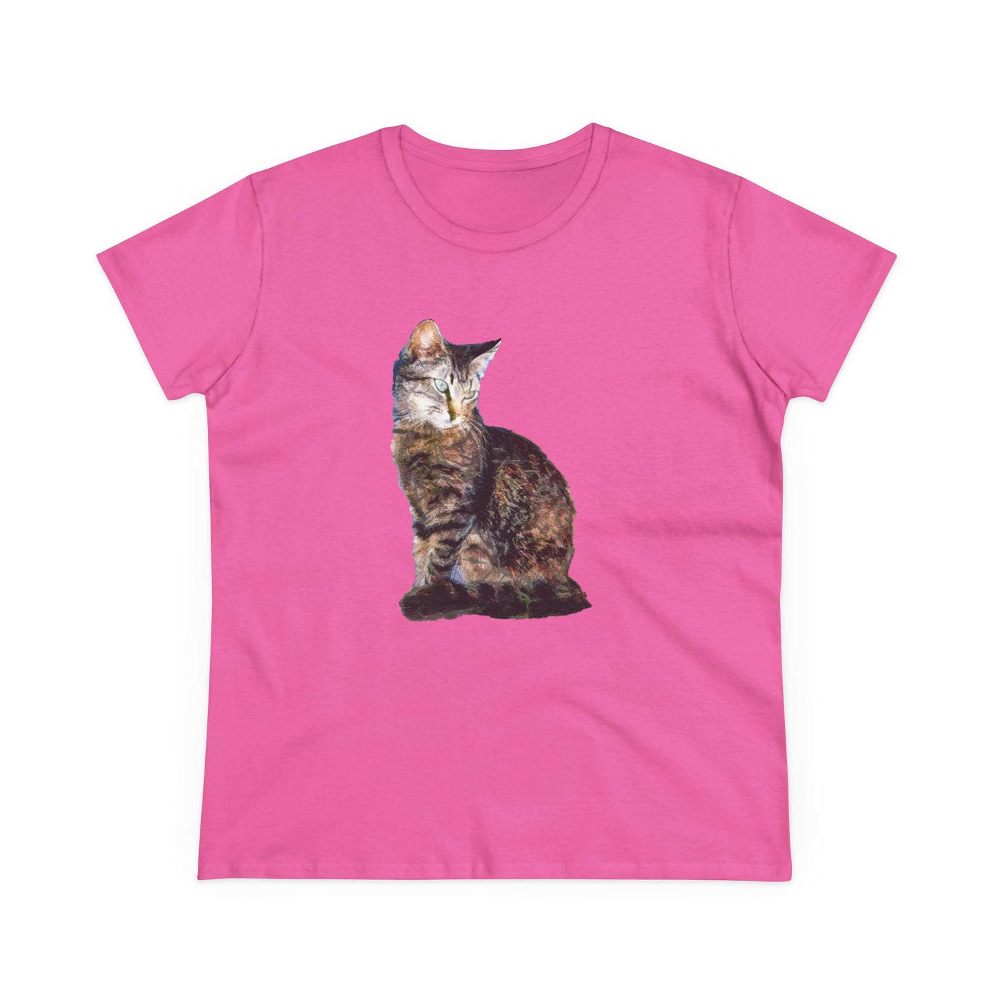 Cats of Greece 'Teris from Tinos' Women's Midweight Cotton Tee