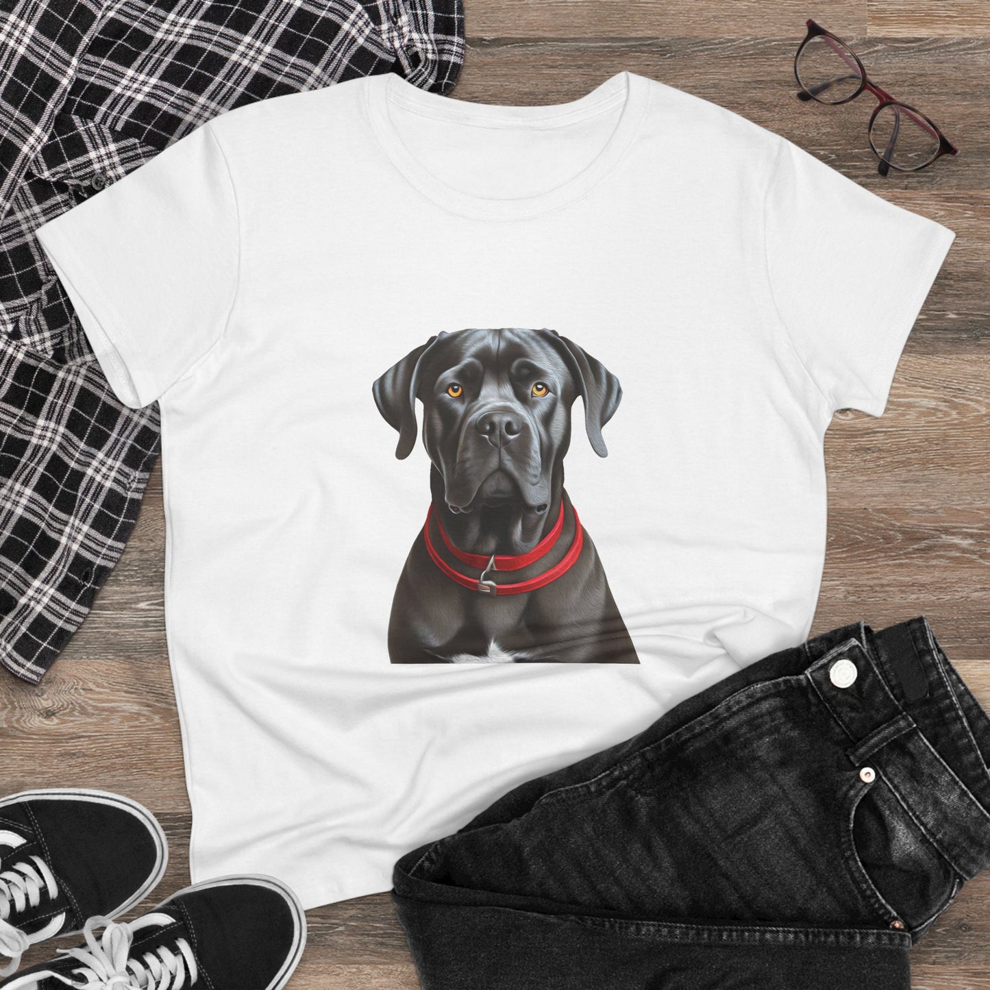 Cane Corso Women's Midweight Cotton Tee: The Comfiest Style Upgrade!