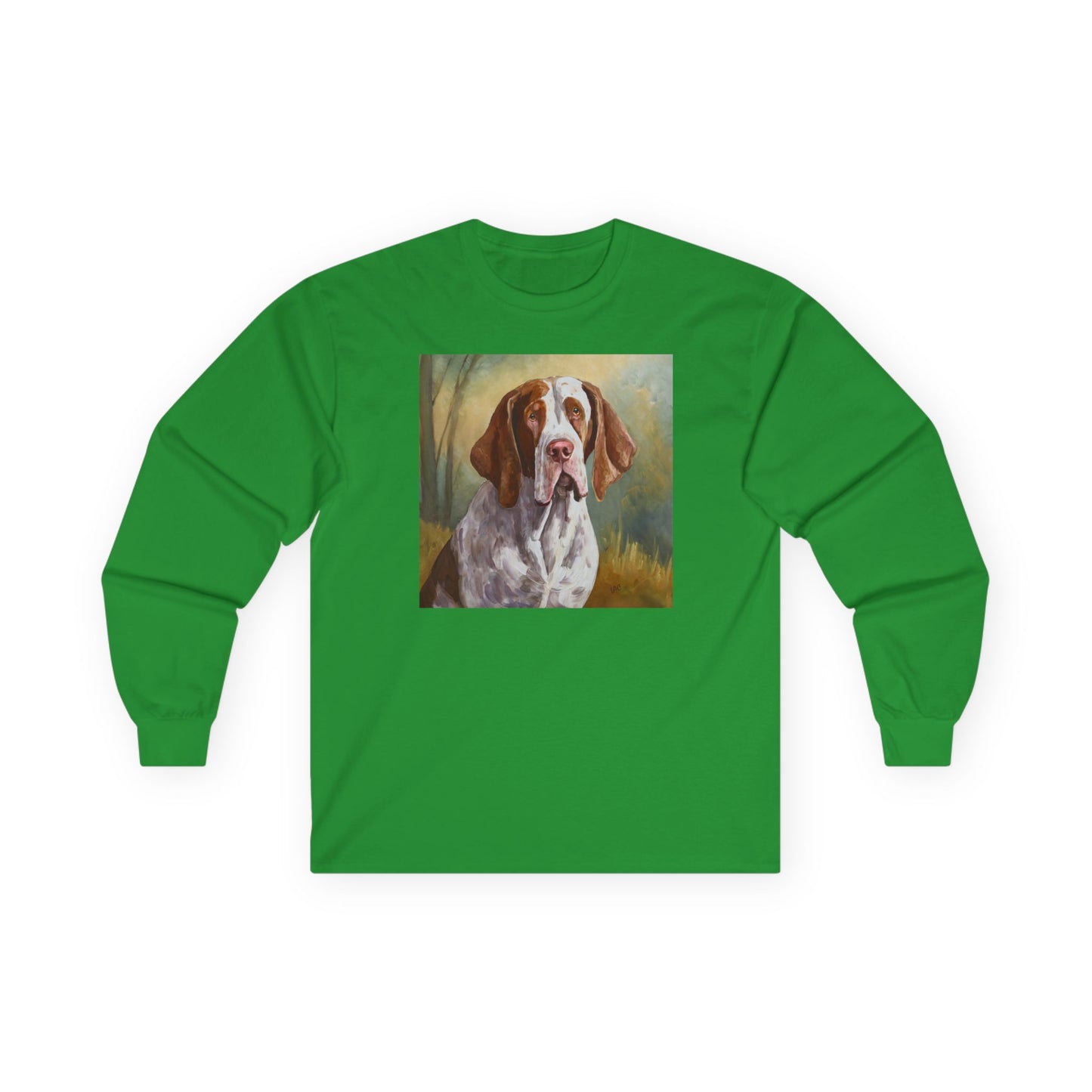 Bracco Italiano Unisex Cotton Long Sleeve Tee