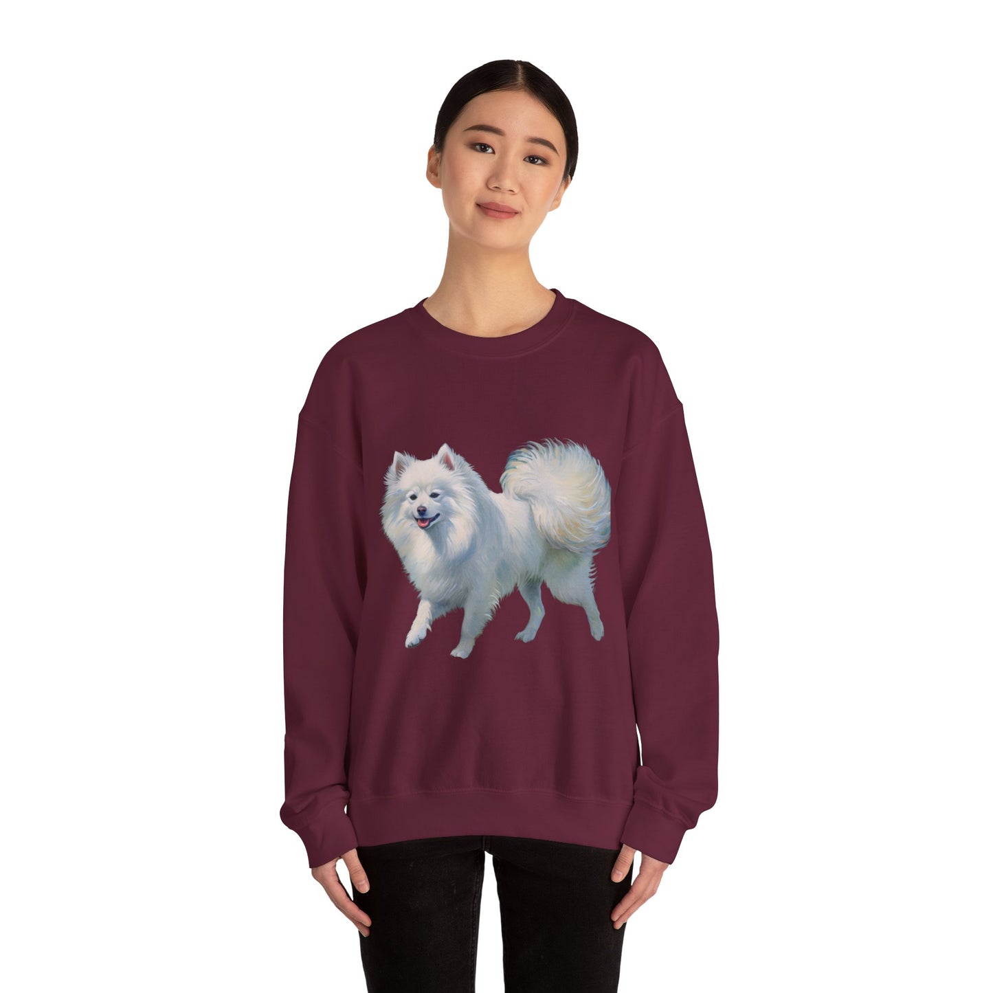 Japanese Spitz - Unisex 50/50 Crewneck Sweatshirt