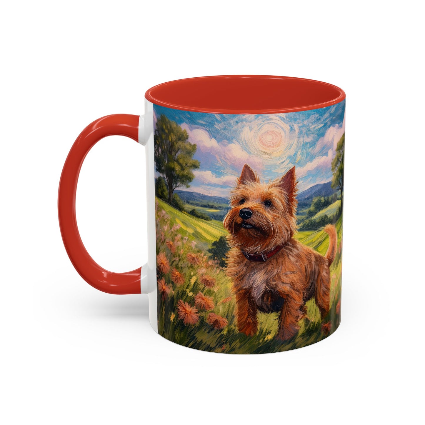 Norwich Terrier Accent Coffee Mug