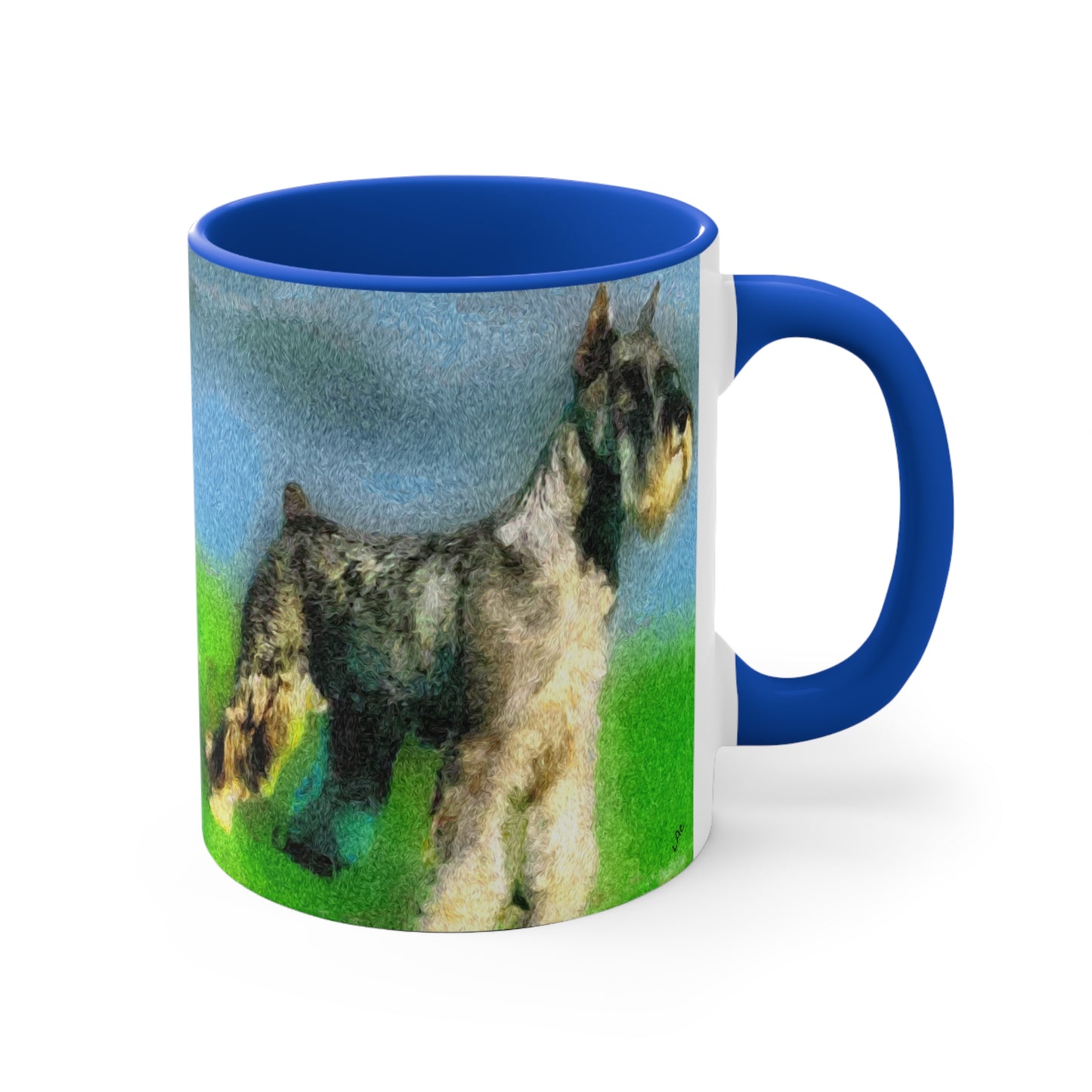 Standard Schnauzer Accent Coffee Mug, 11oz
