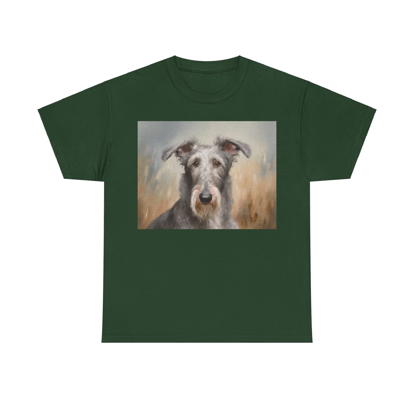 Elegant Scottish Deerhound Unisex Heavy Cotton Tee