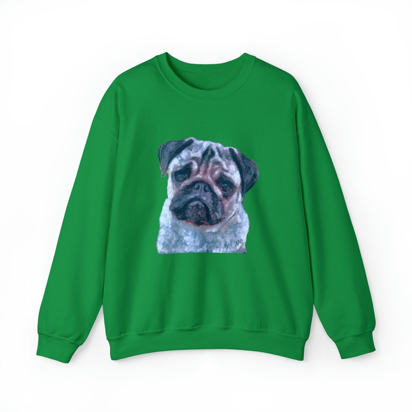 Pug 'Pompey' Unisex 50/50 Crewneck Sweatshirt