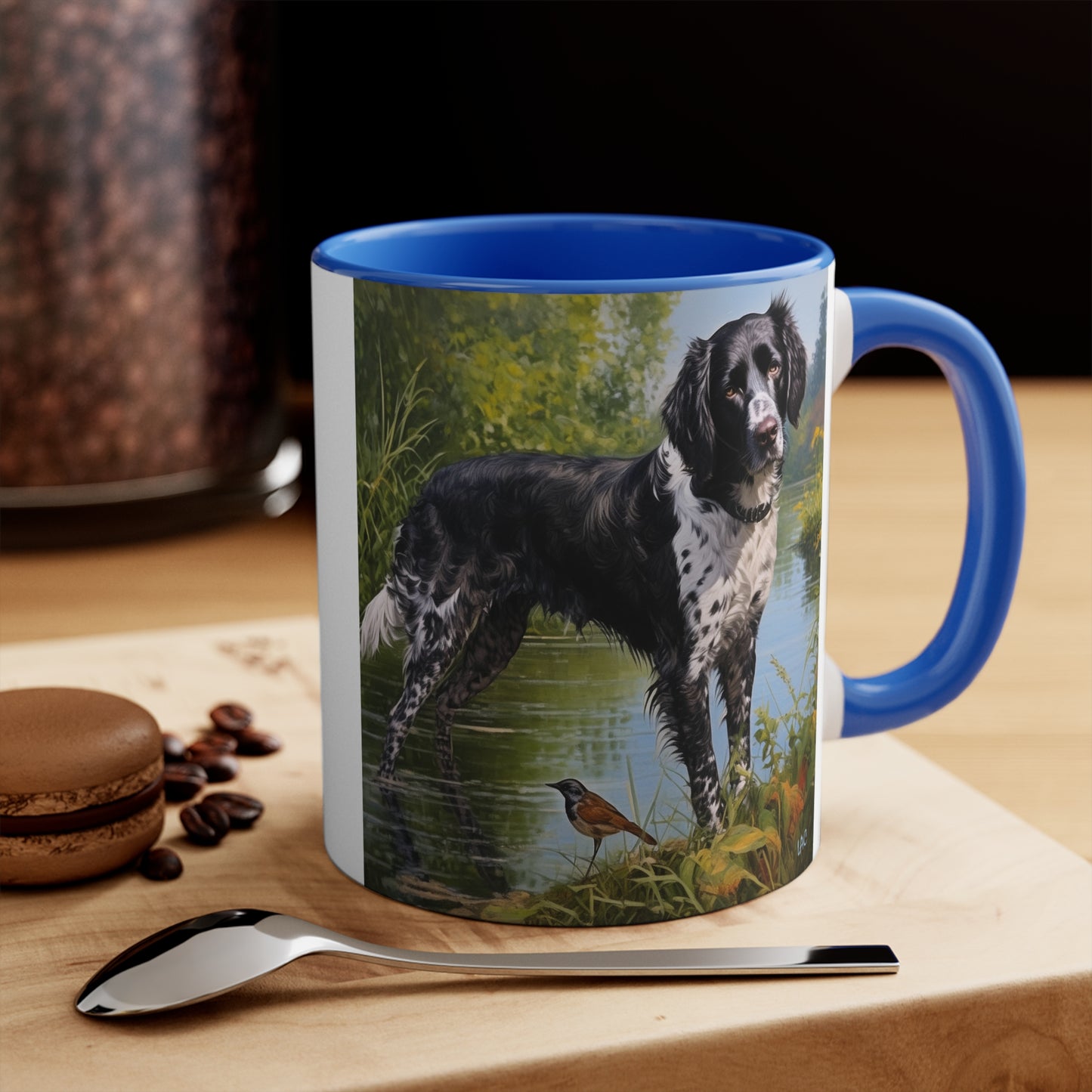 Large Munsterlander 11oz Ceramic Accent Mug