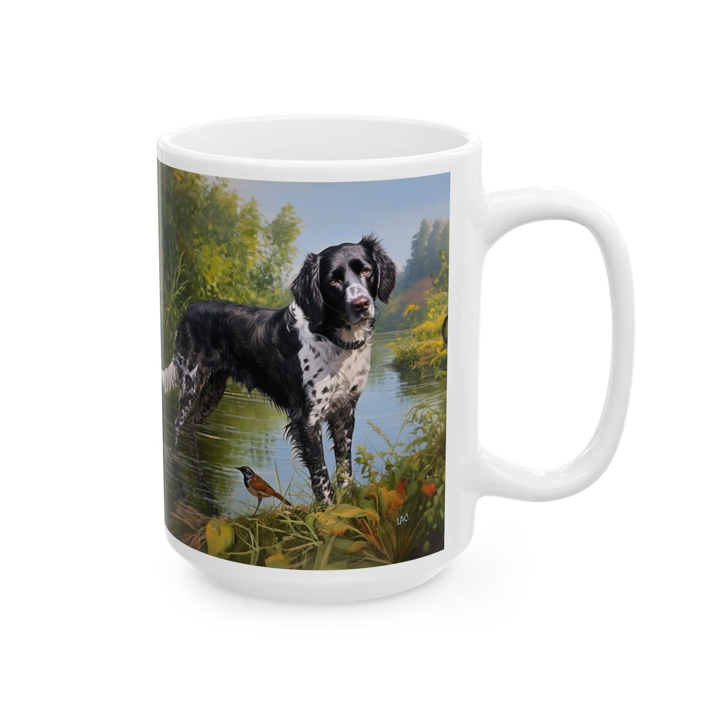 Large Munsterlander Ceramic Mug - 2 Sizes