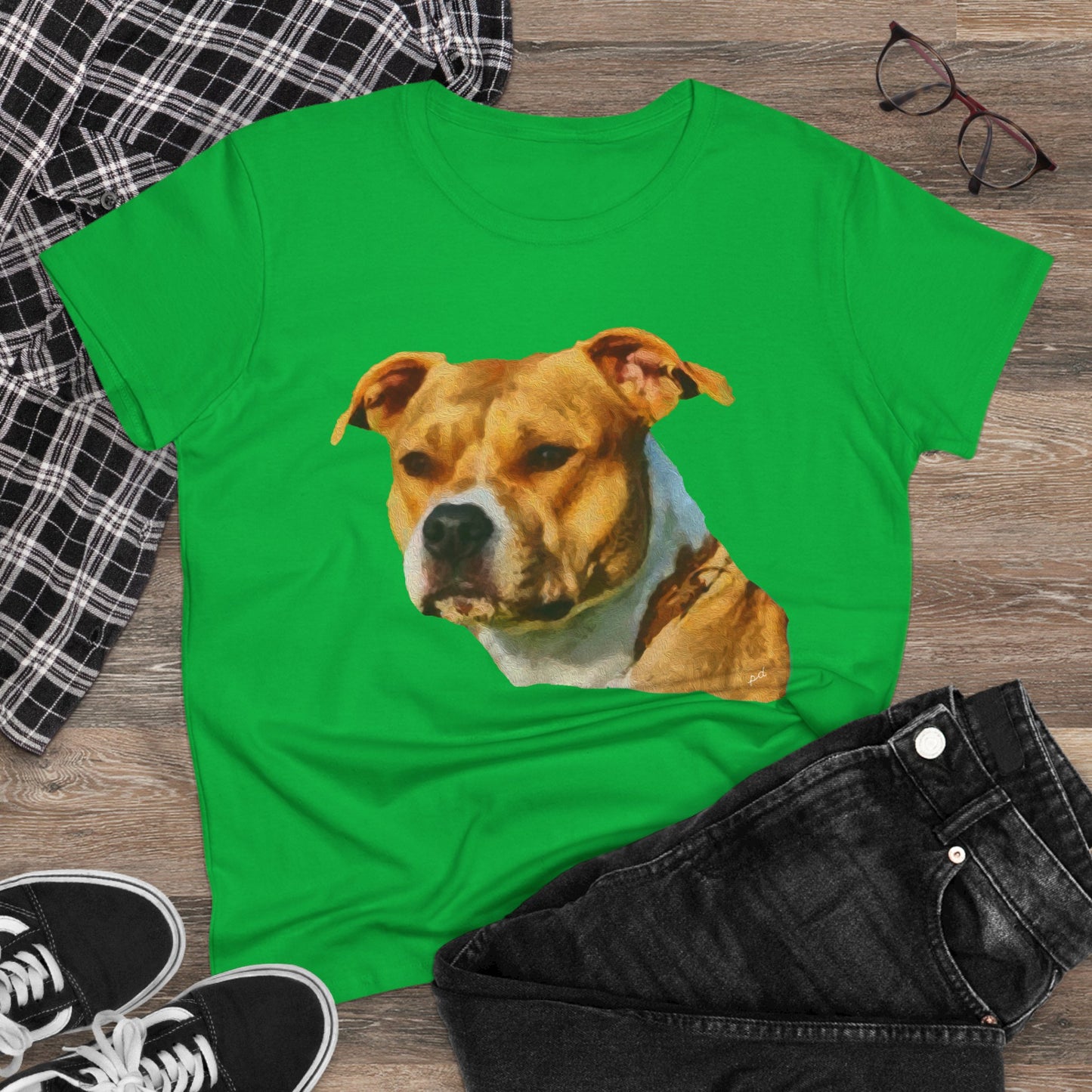Pit Bull Women's Midweight Cotton Tee