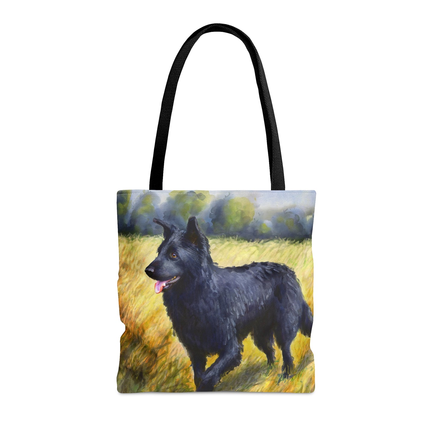 Mudi - Herding Dog Canvas Tote Bag