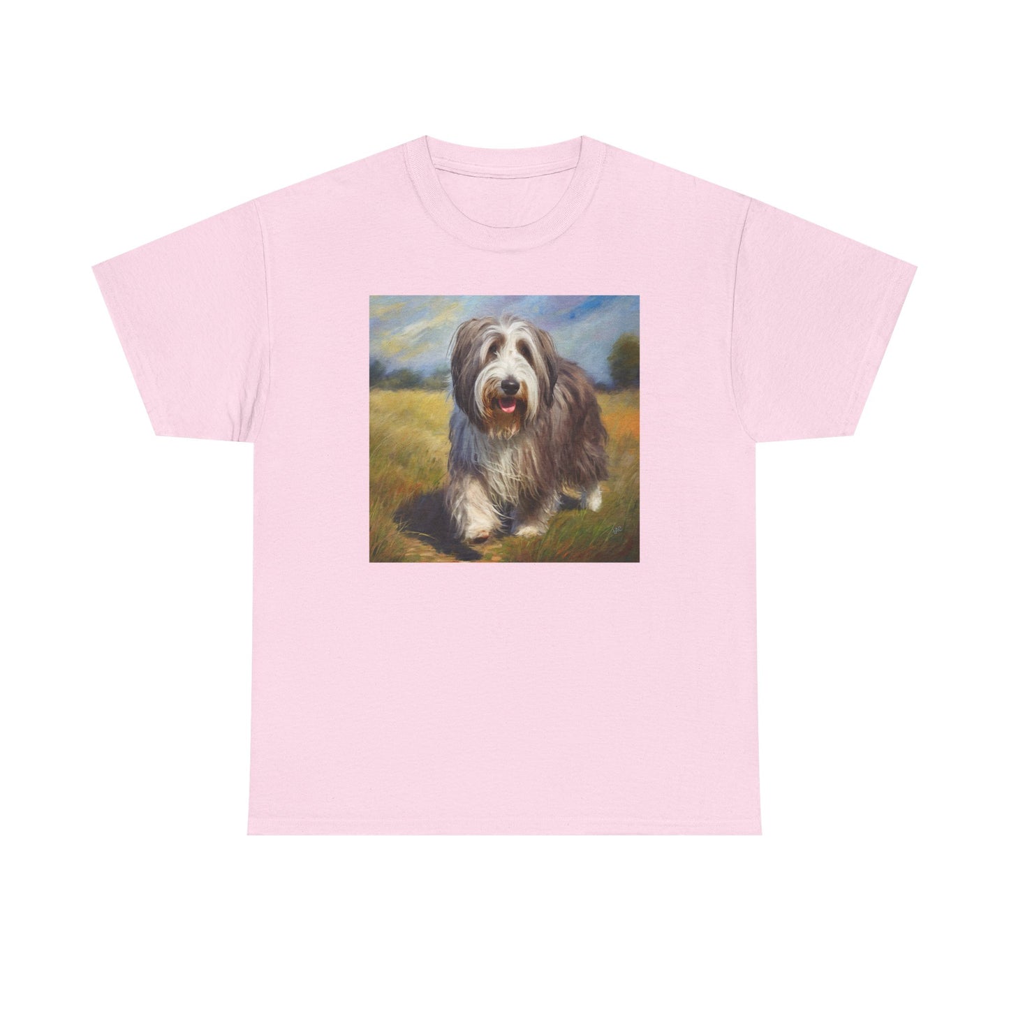 Bearded Collie Heavy Cotton Tee: The Ultimate Dog Lover's Tee