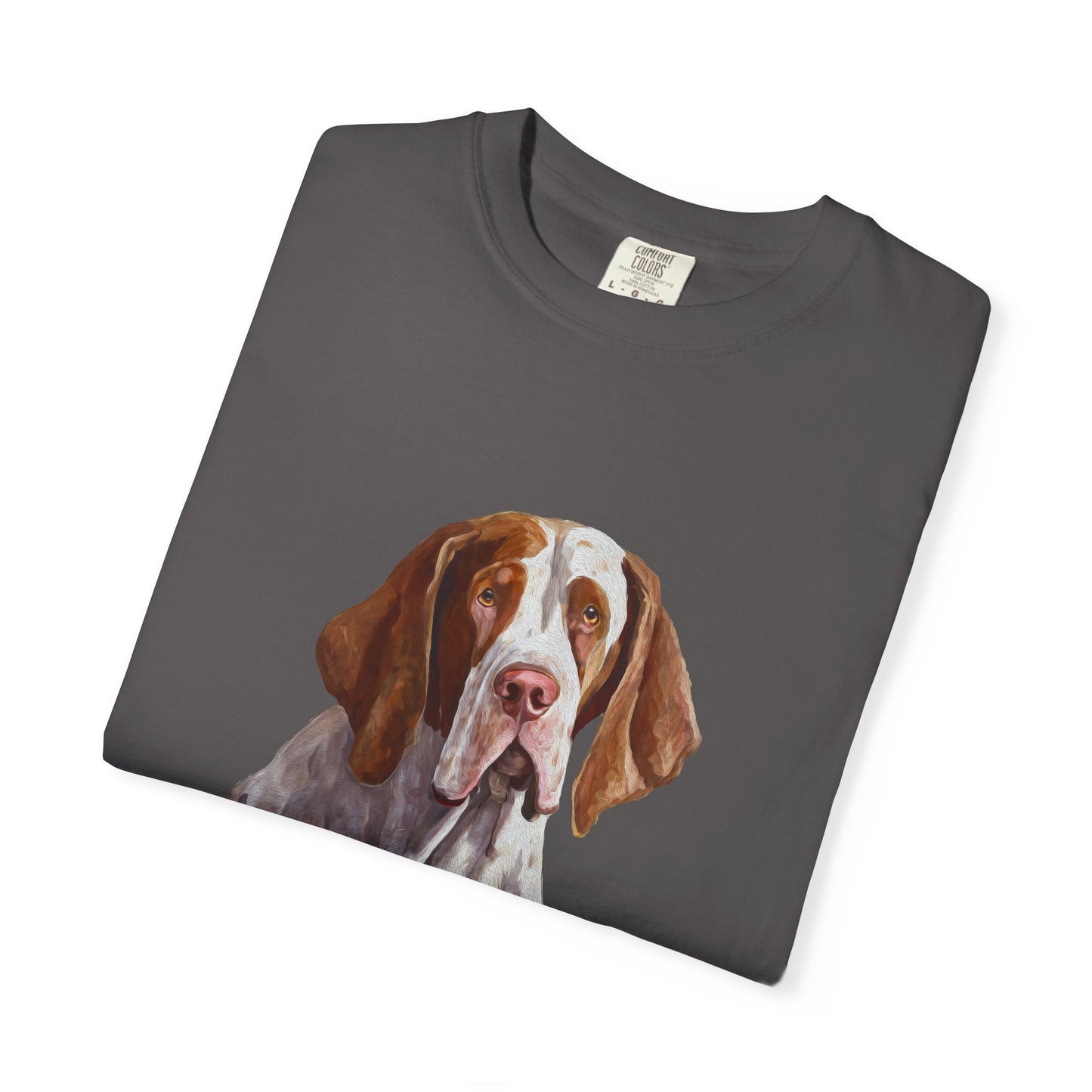 Bracco Italiano Unisex Relaxed Fit Garment-Dyed T-shirt