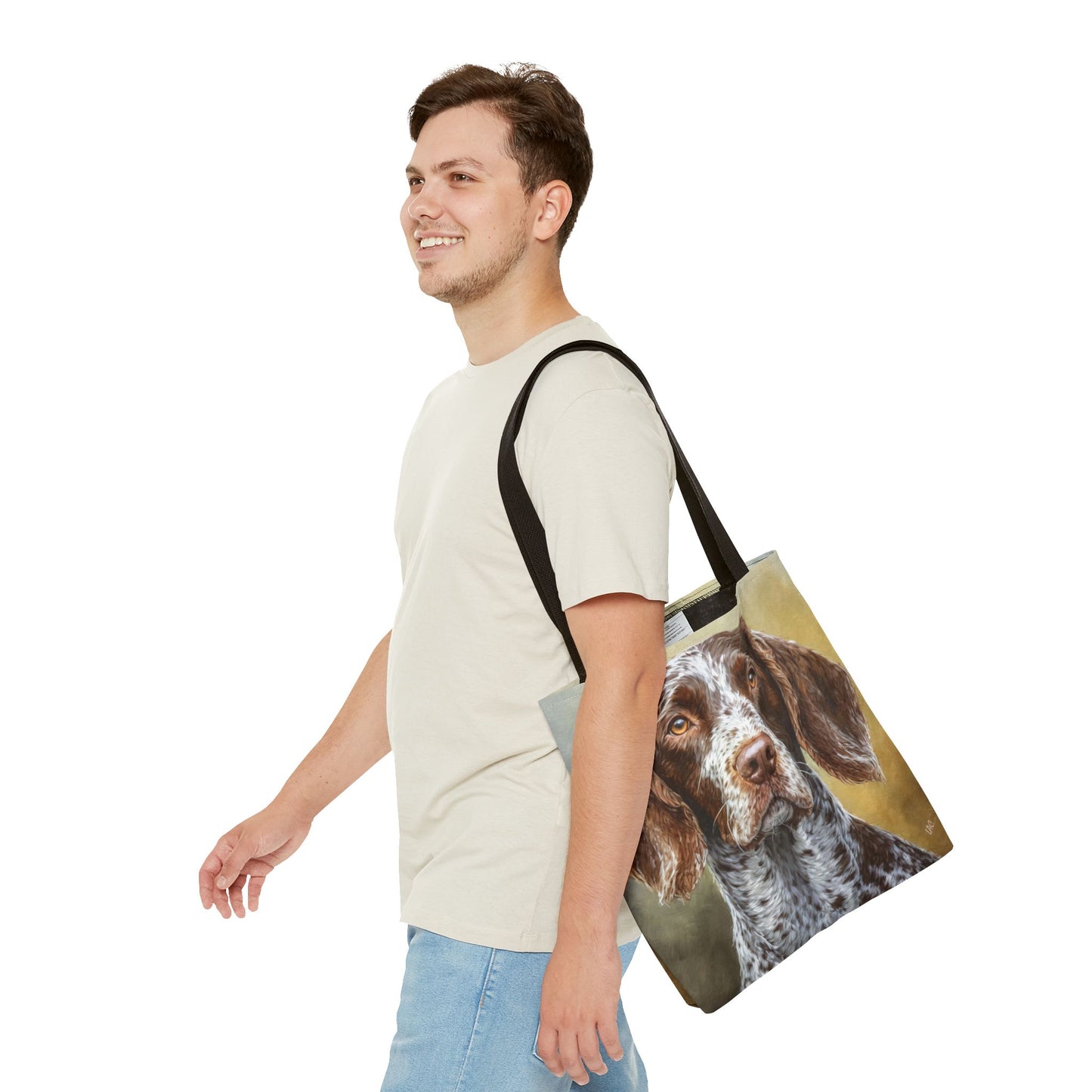 German Wirehaired Pointer Tote Bag (AOP)