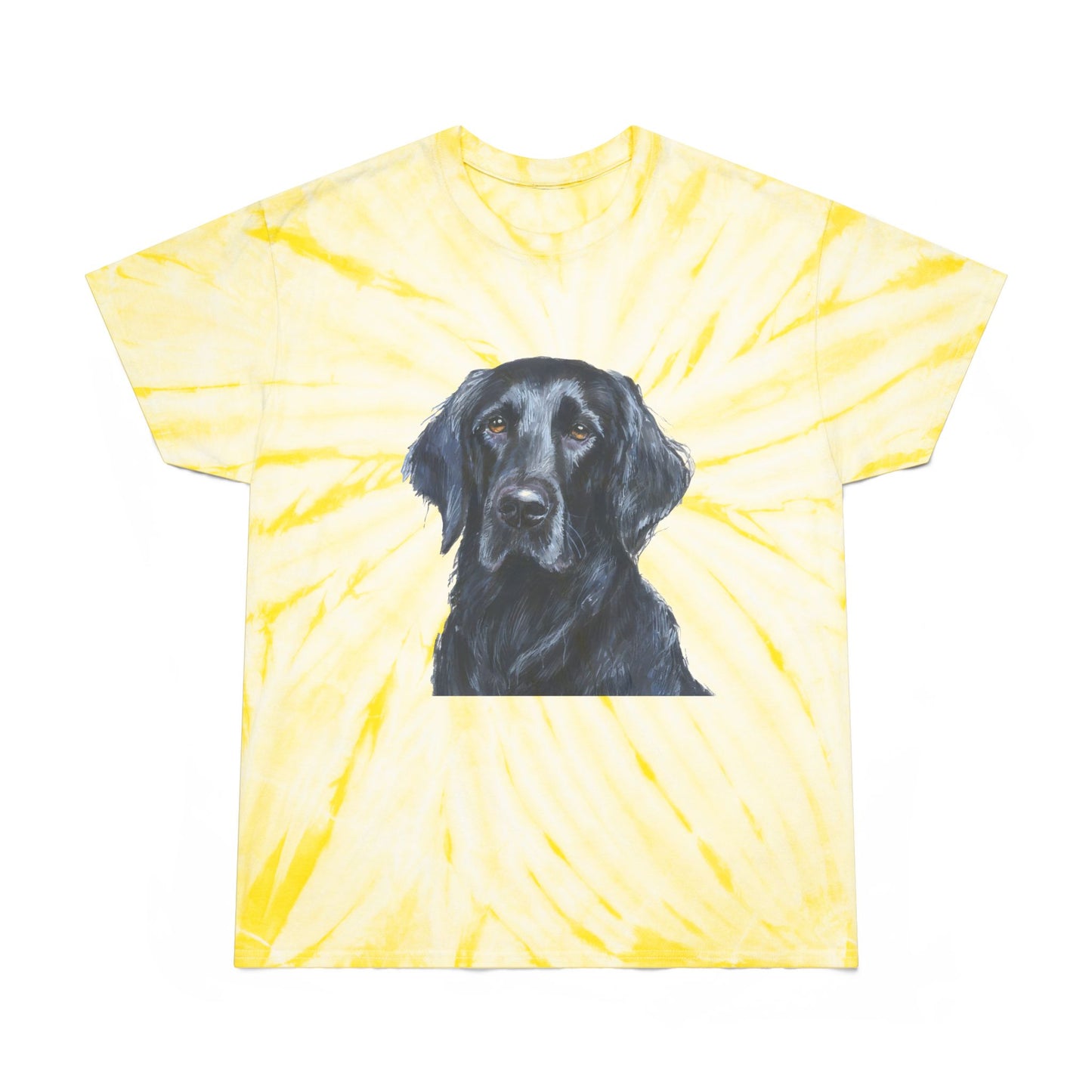 Flat-Coated Retriever Classic Tie-Dye Tee, Cyclone