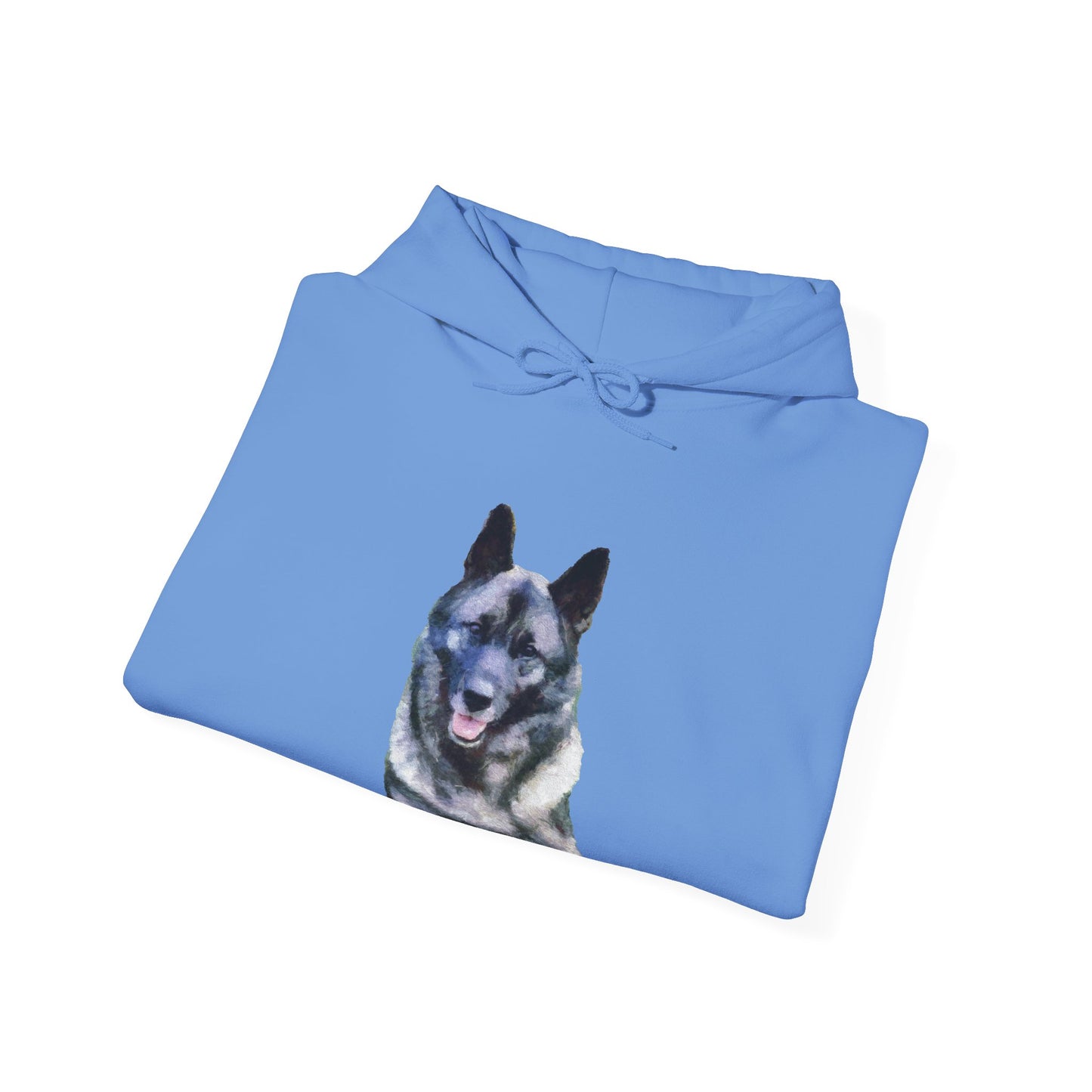 Norwegian Elkhound Unisex 50/50 Hoodie: Cozy Companion