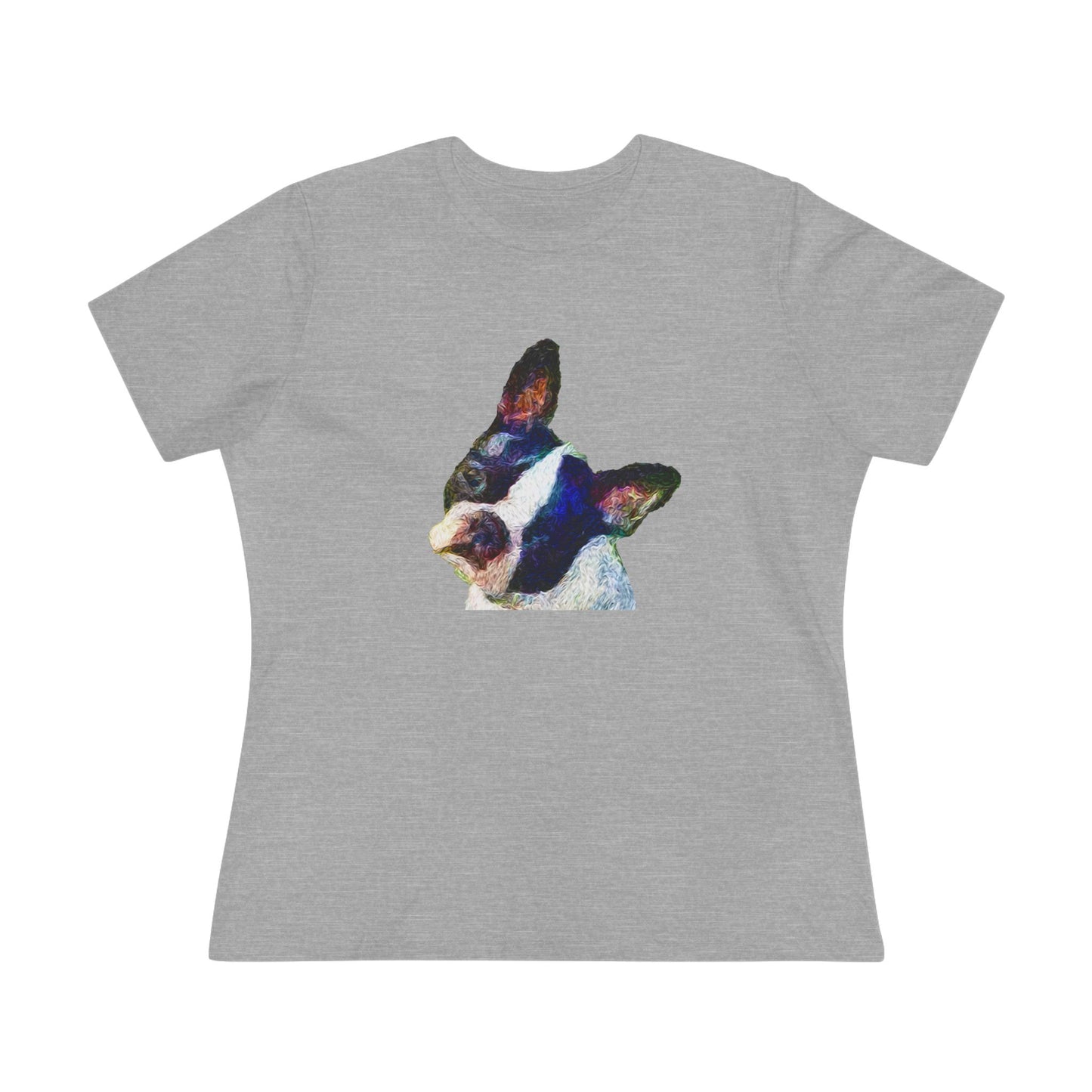 Boston Terrier 'Skipper' Women's Relaxed Fit Cotton Tee