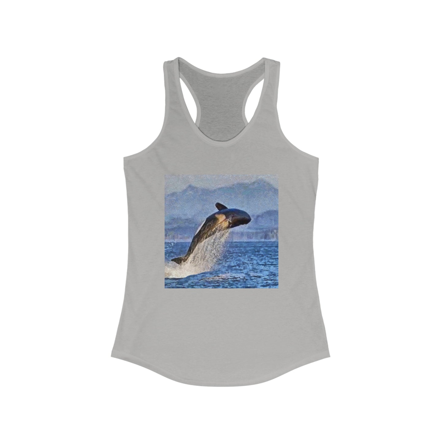 Whale 'Leviathan' Women's Racerback Tank