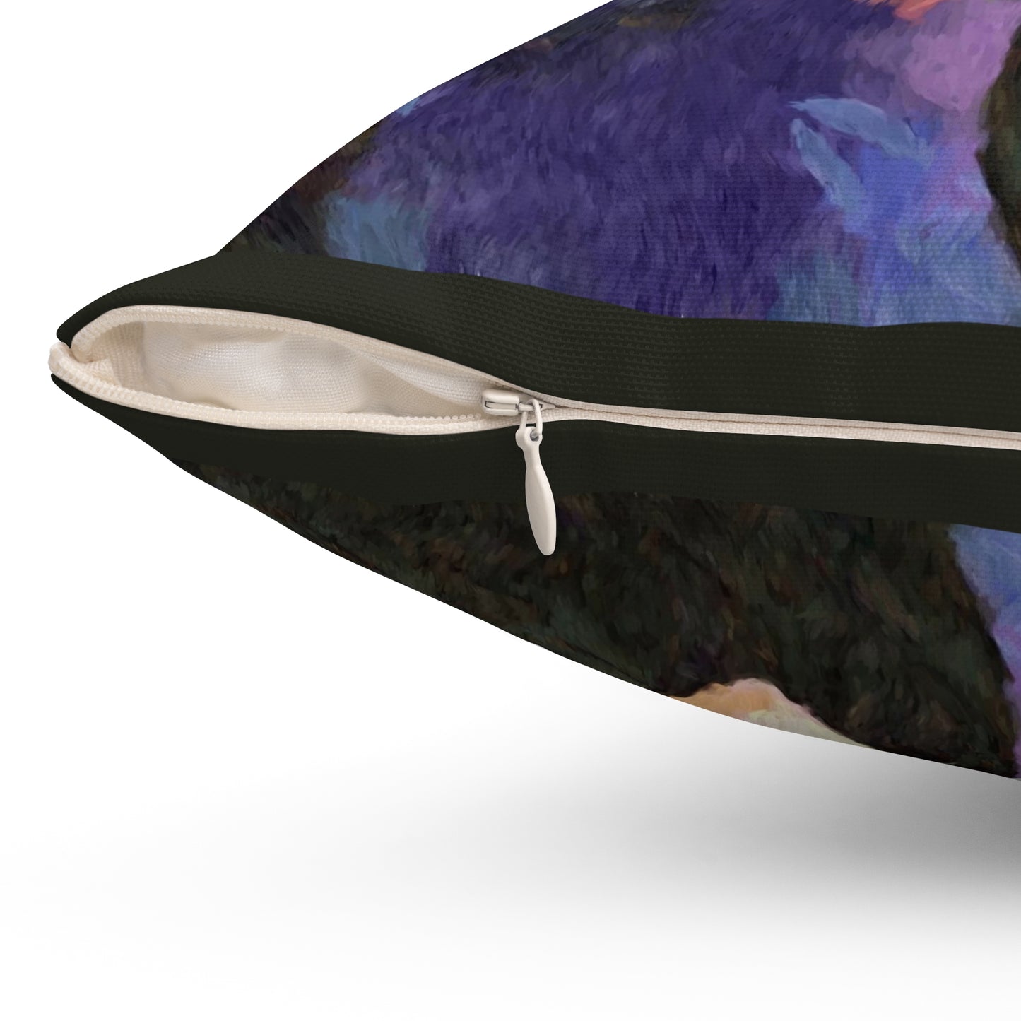 Violin 'The Bowist' Spun Polyester Throw Pillow