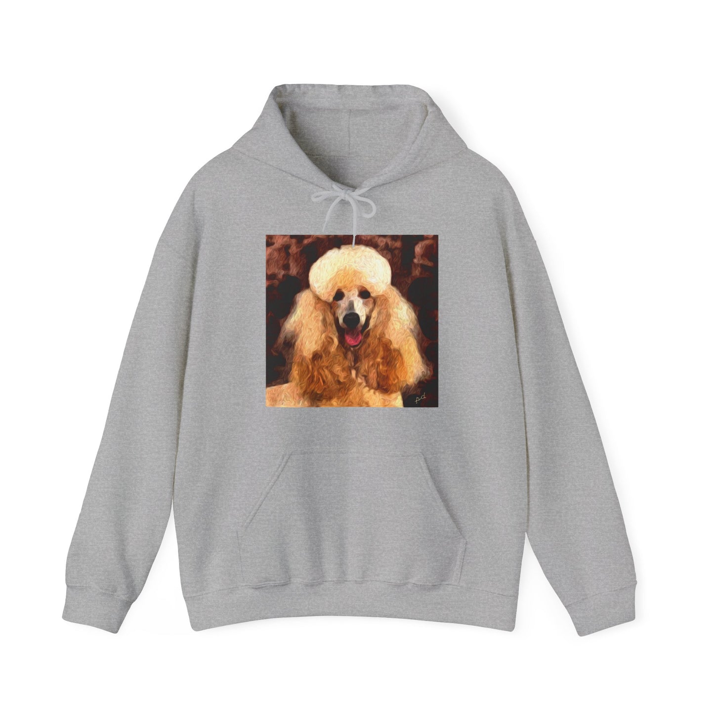 Poodle Unisex 50/50 Hoodie