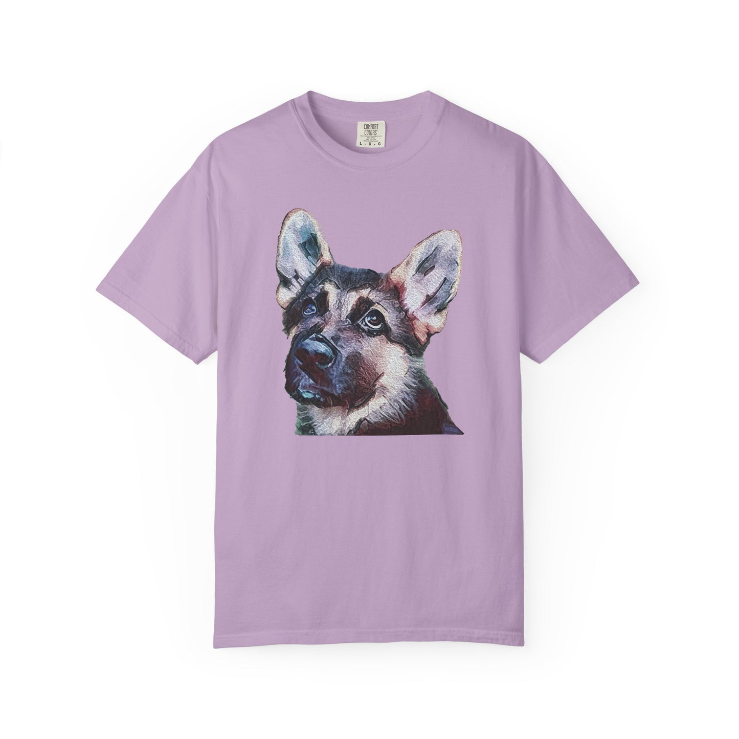 German Shepherd 'Sly' Unisex Relaxed Fit Garment-Dyed T-shirt