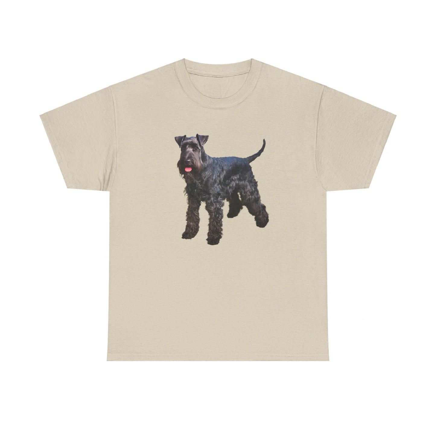 Kerry Blue Terrier Unisex Artistic Painting Cotton Tee