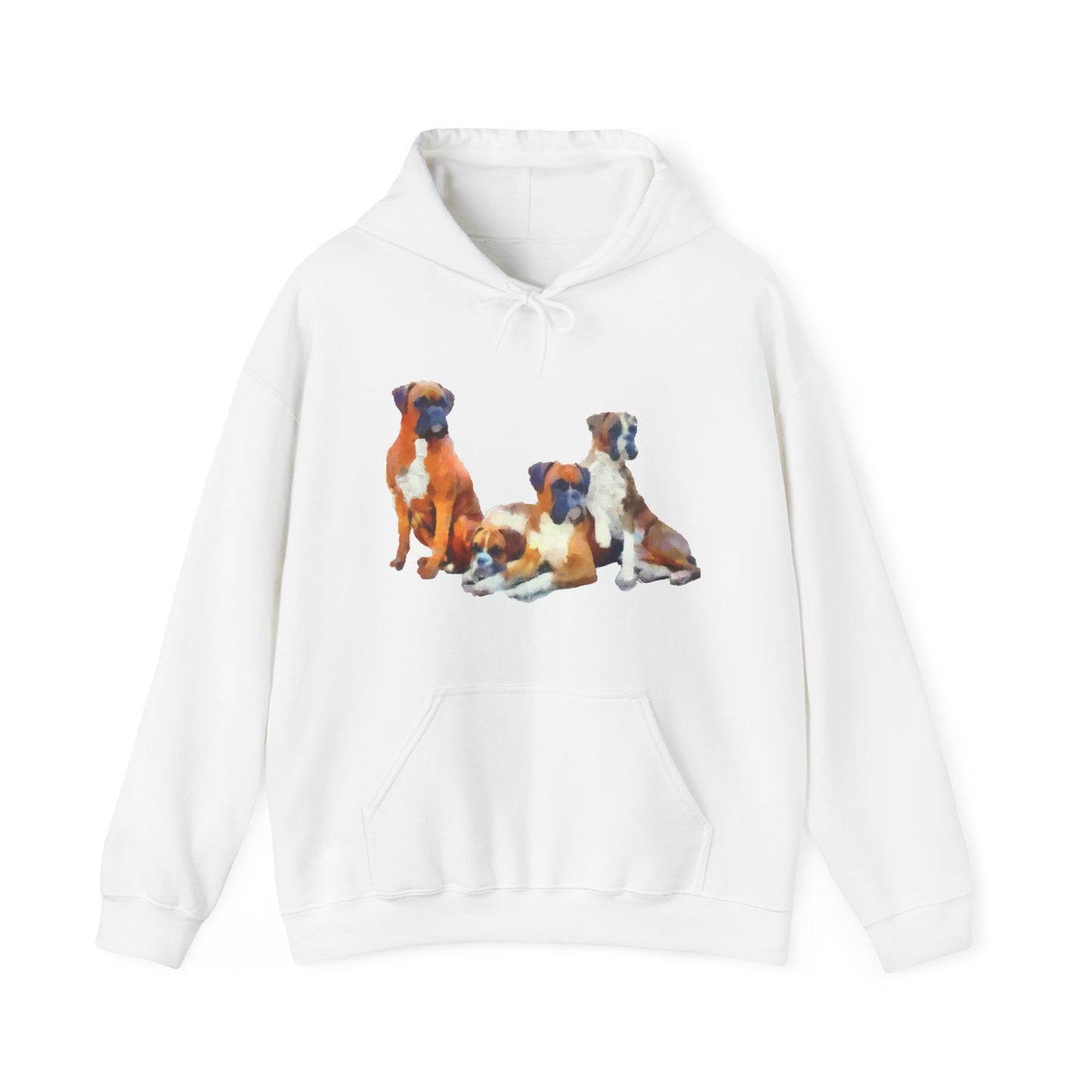 Boxer Quartet Unisex 50/50 Hoodie