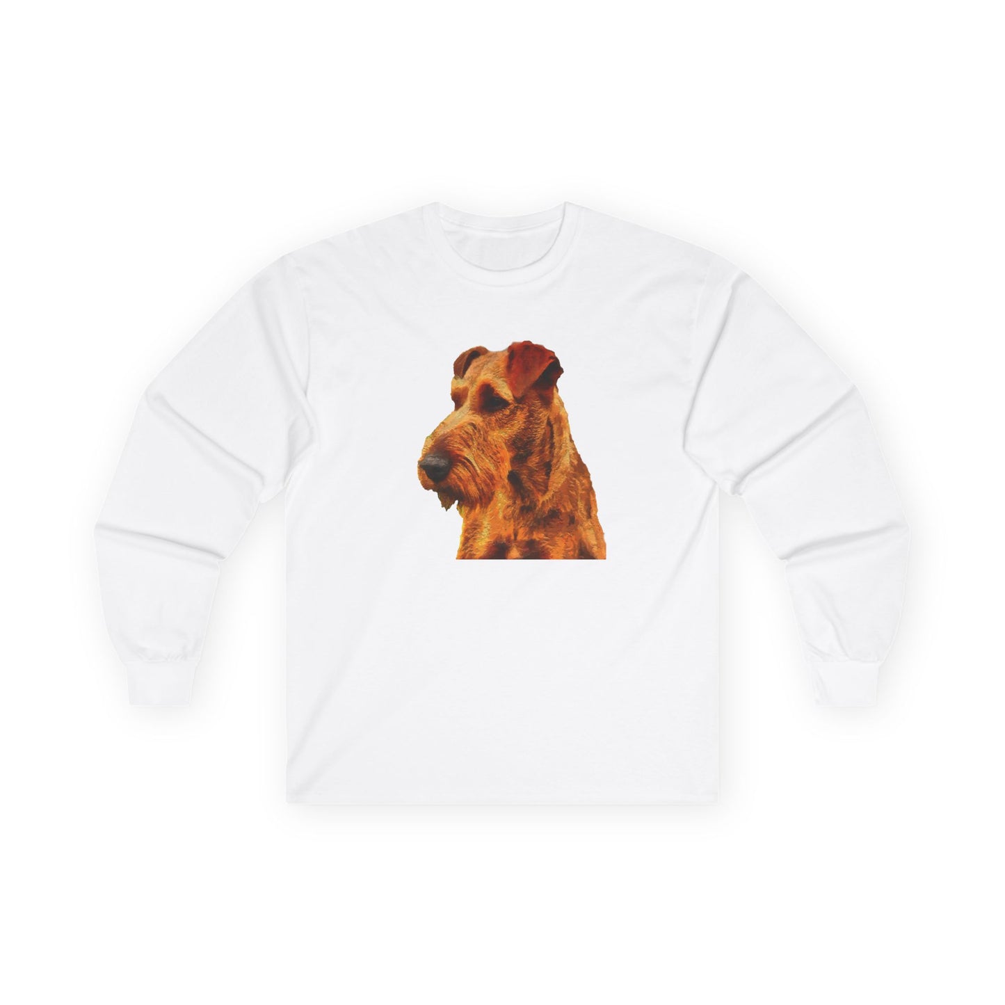 Irish Terrier 'Jocko' Unisex Cotton Long Sleeve Tee