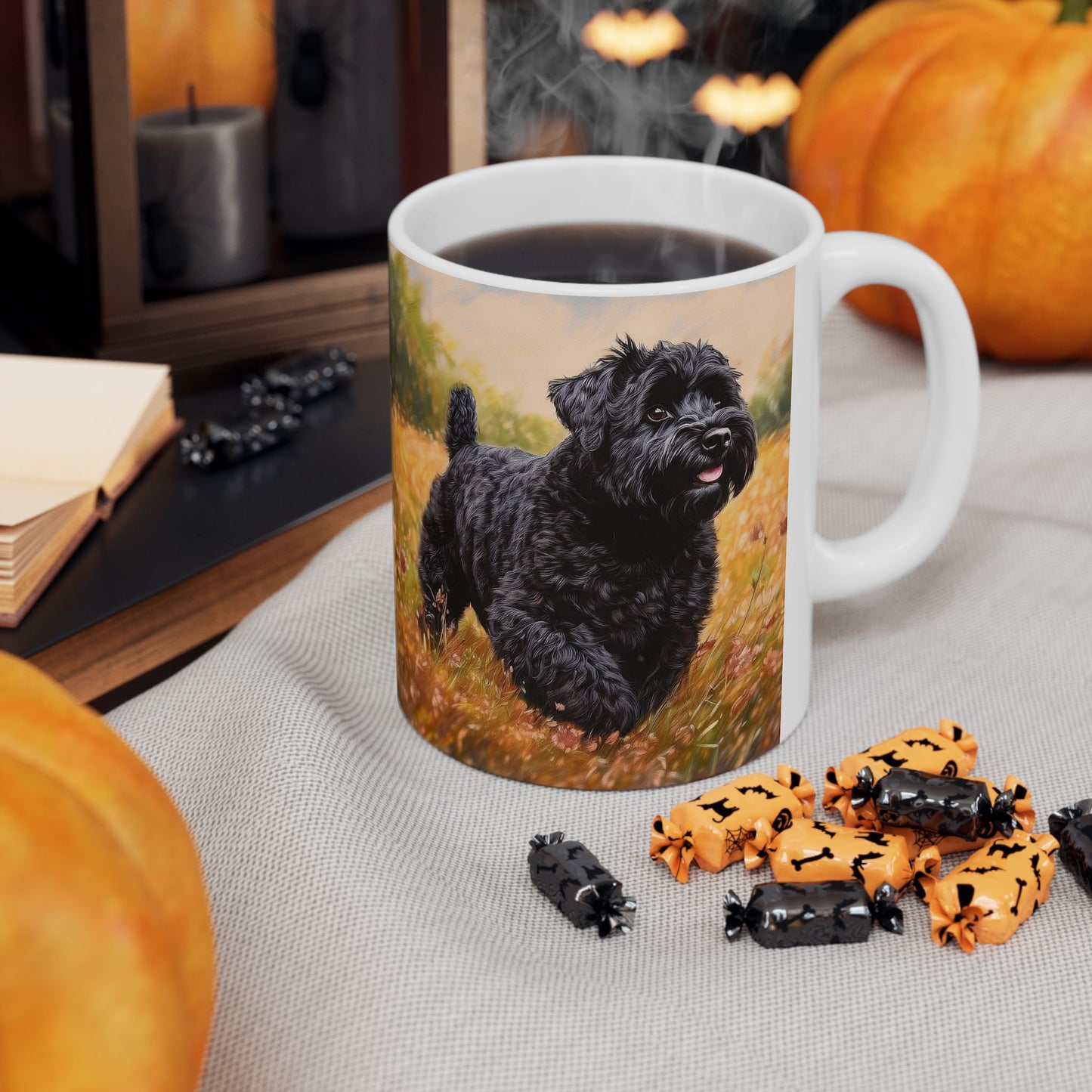 Black Russian Terrier Ceramic Mug - Personalise Your Sip!