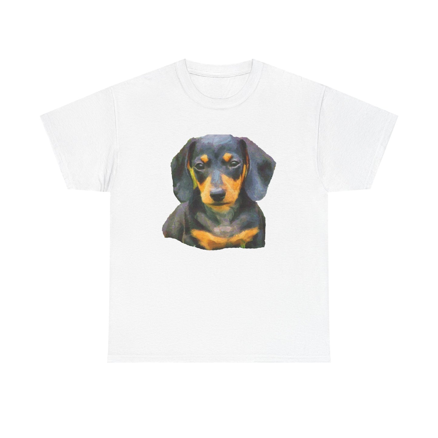 Dachshund Doxie Delight Unisex Heavy Cotton Tee