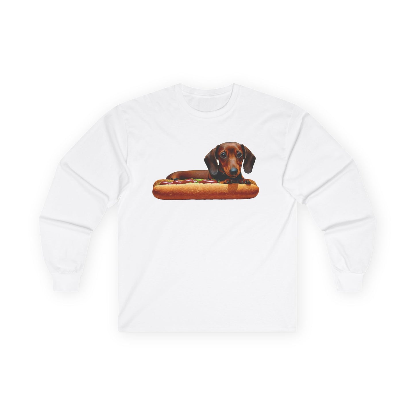 Dachshund 'Weiner Dog' Unisex Classic Cotton Long Sleeve Tee