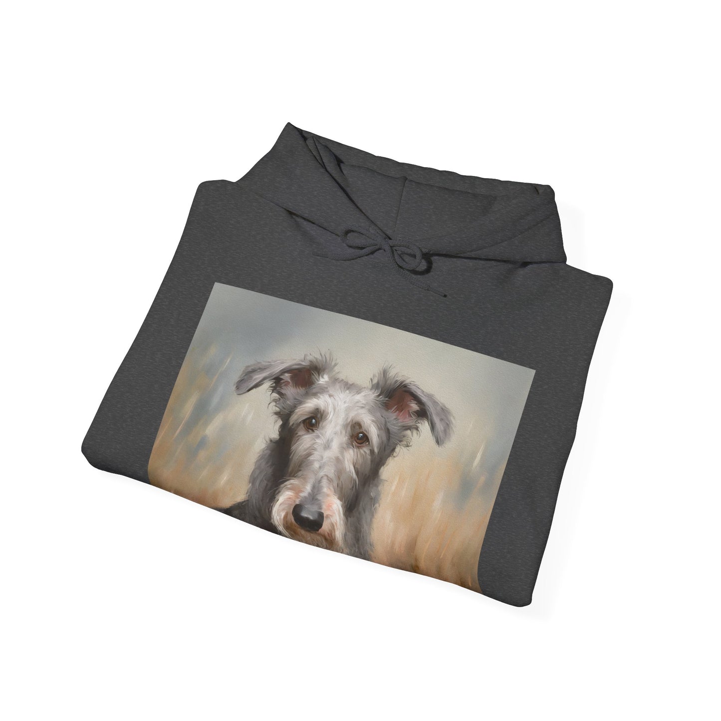 Scottish Deerhound 50/50 Hooded Sweatshirt
