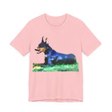 Doberman Pinscher Unisex Jersey Short Sleeve Tee