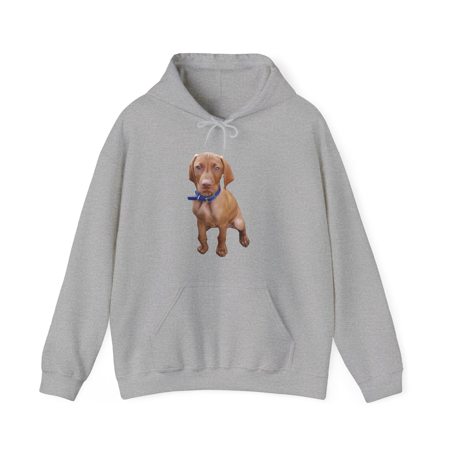 Hungarian Vizsla 'Augie' Unisex 50/50 Hoodie