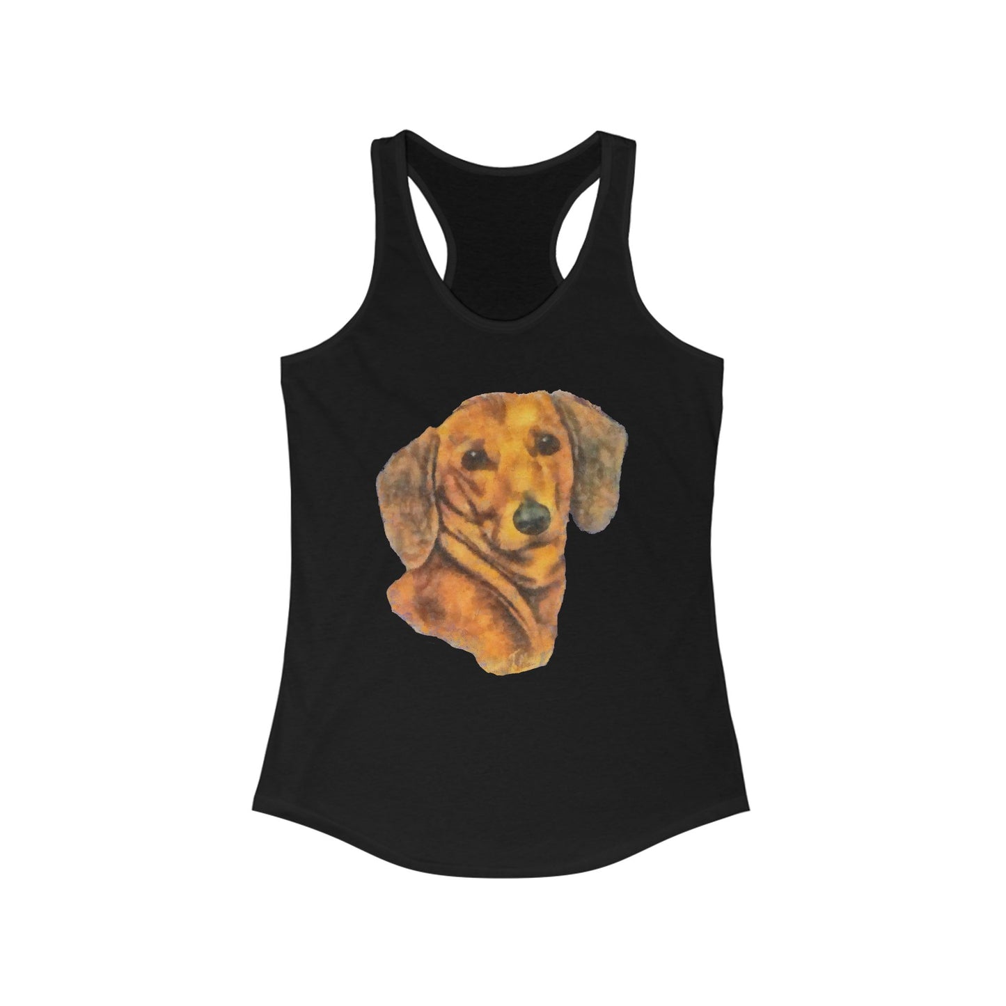Dachshund 'Doxie #1' Women's Racerback Tank