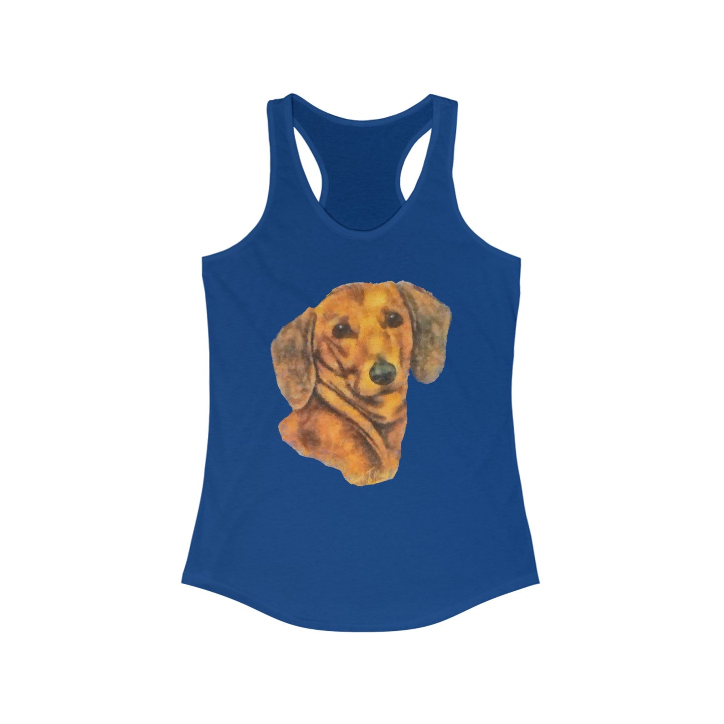 Dachshund 'Doxie #1' Women's Racerback Tank