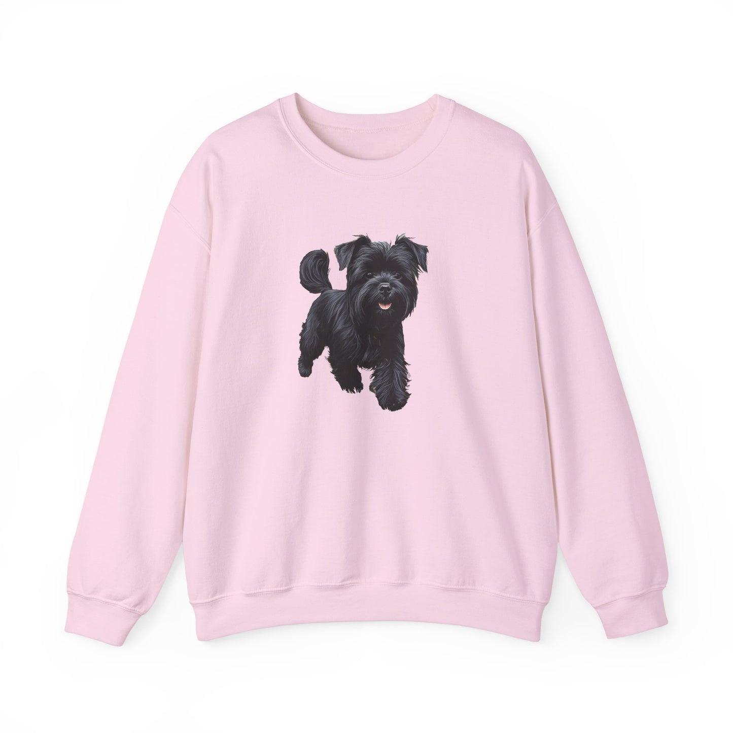 Affenspinscher Unisex 50/50 Crewneck Sweatshirt - Luxurious Charm of the Monkey Dog