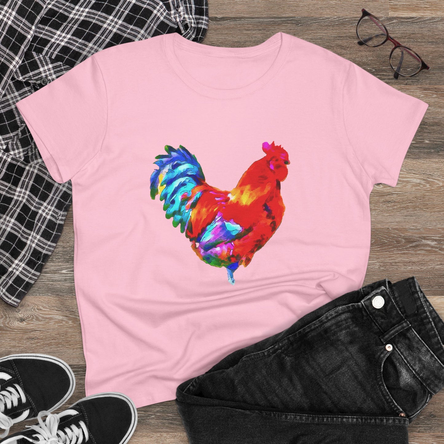 Rooster 'Craw' Women's Midweight Cotton Tee