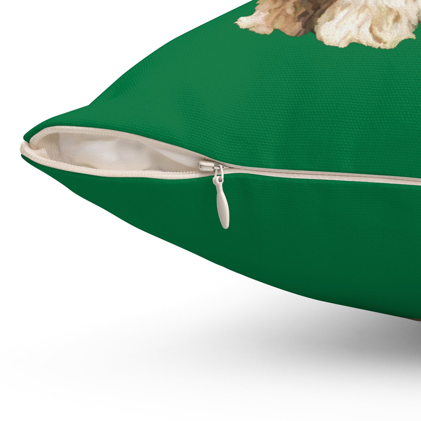 Glen of Imaal Terrier Spun Polyester Throw Pillow