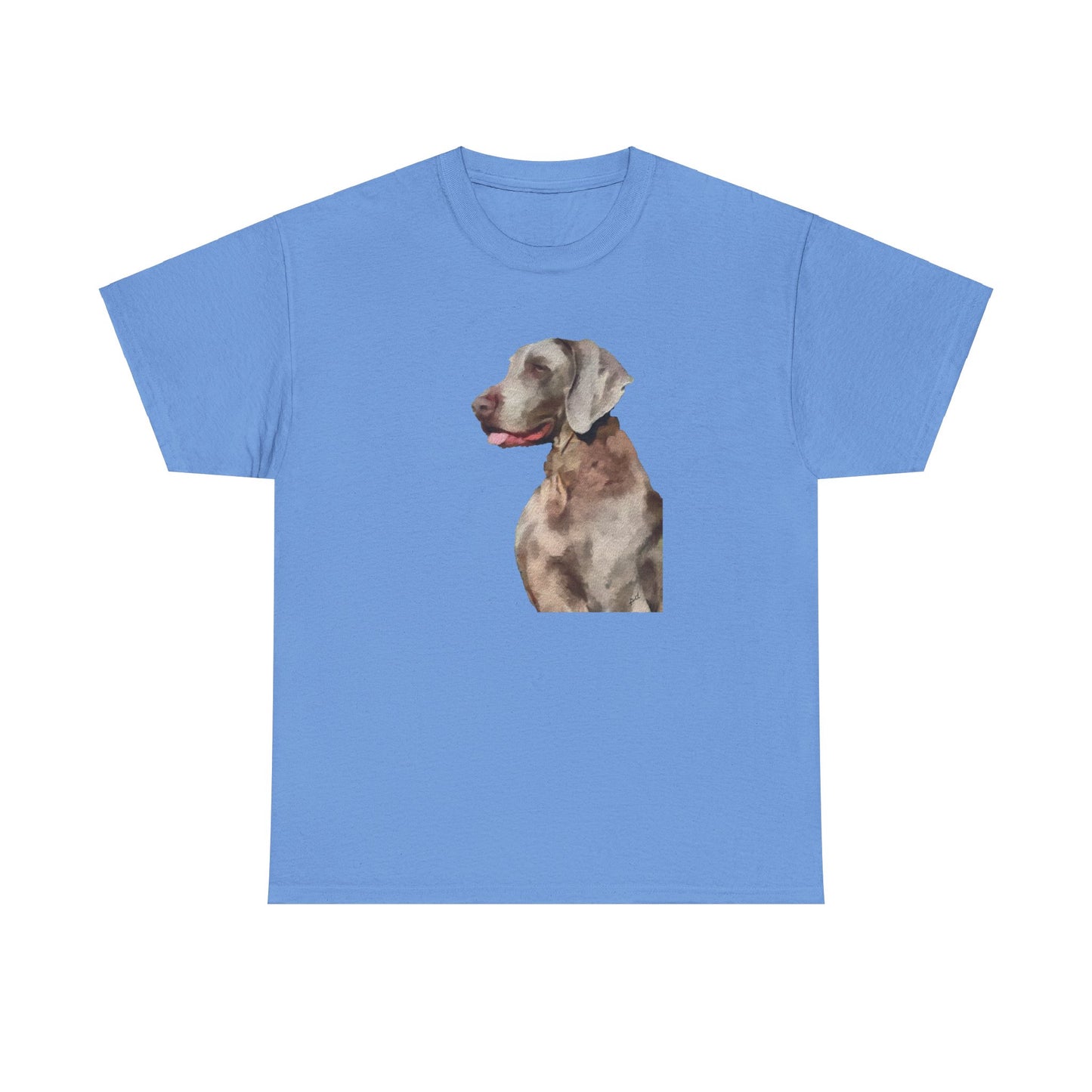 Weimaraner 'Rocky' Unisex Heavy Cotton Tee